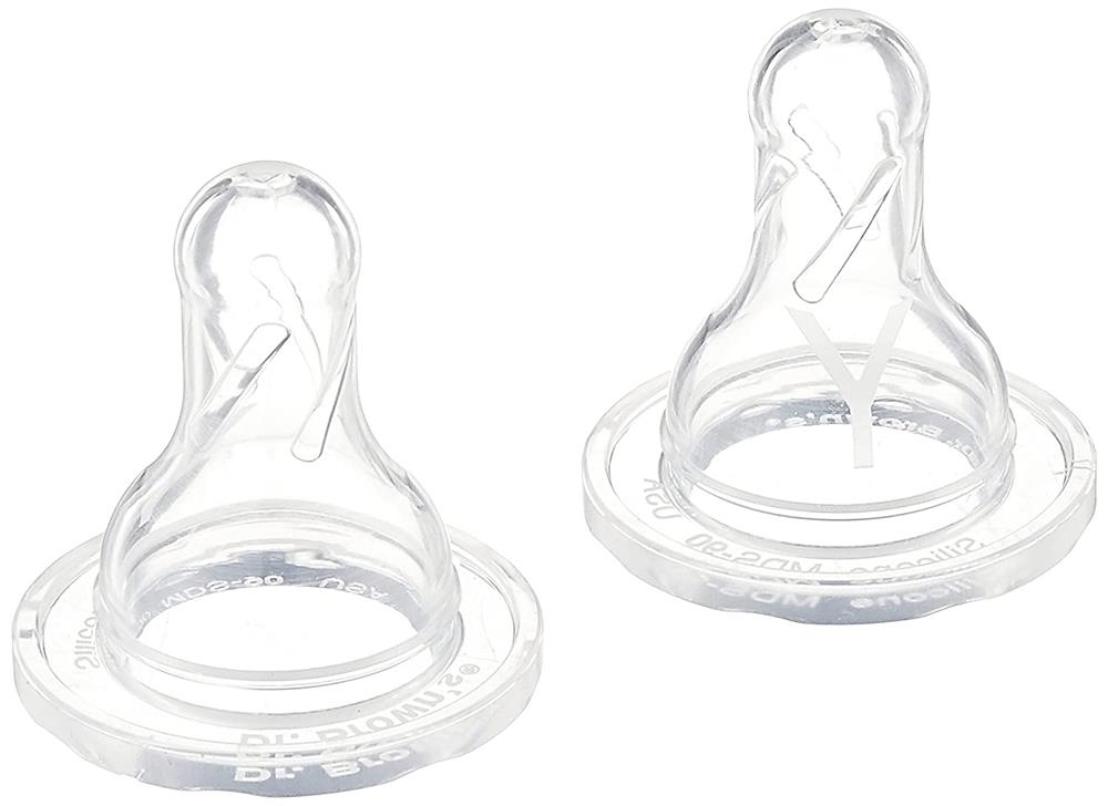 Dr. Brown's Natural Flow Standard Silicone Y-cut Nipples