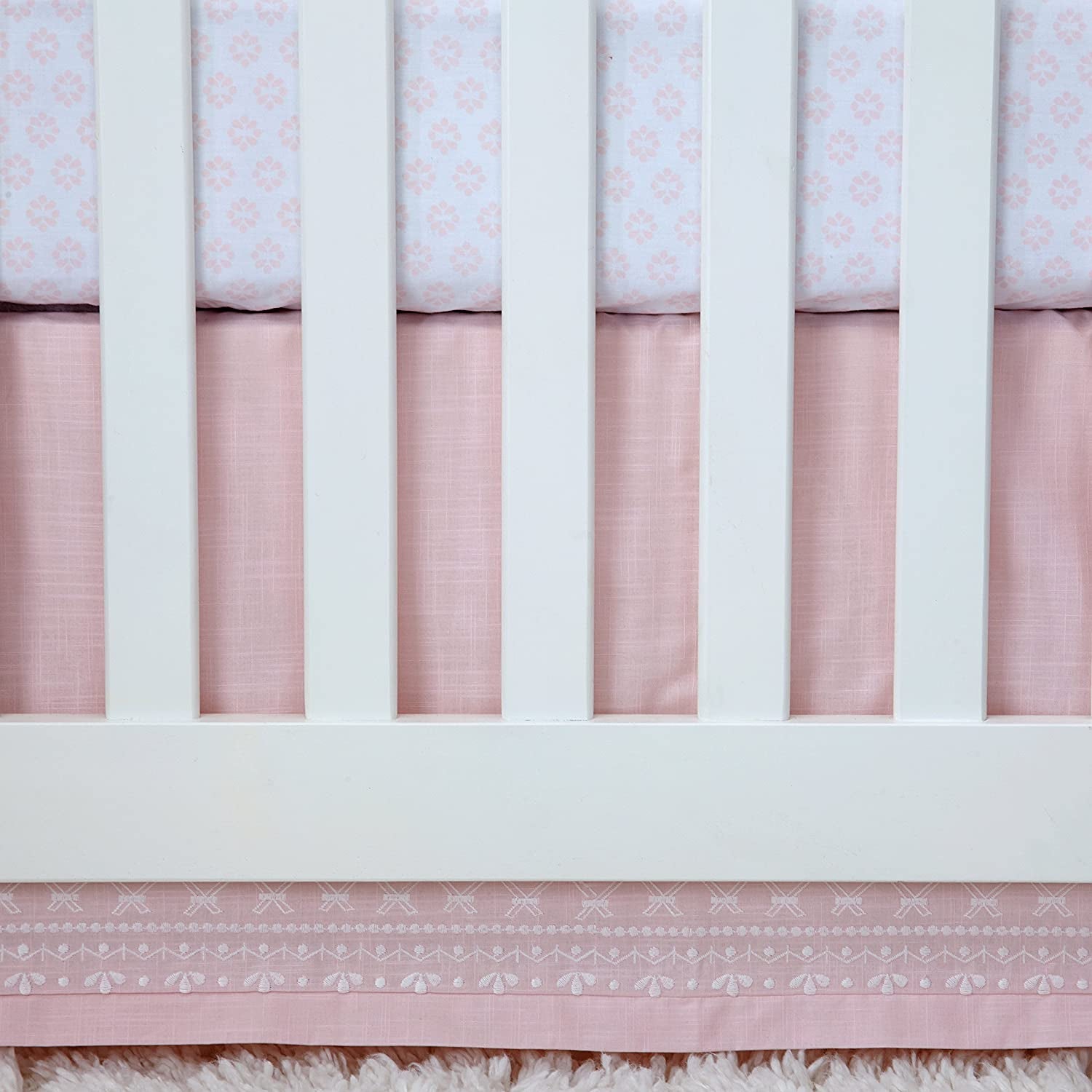 Nojo Chantilly 4 Piece Nursery Crib Bedding Set