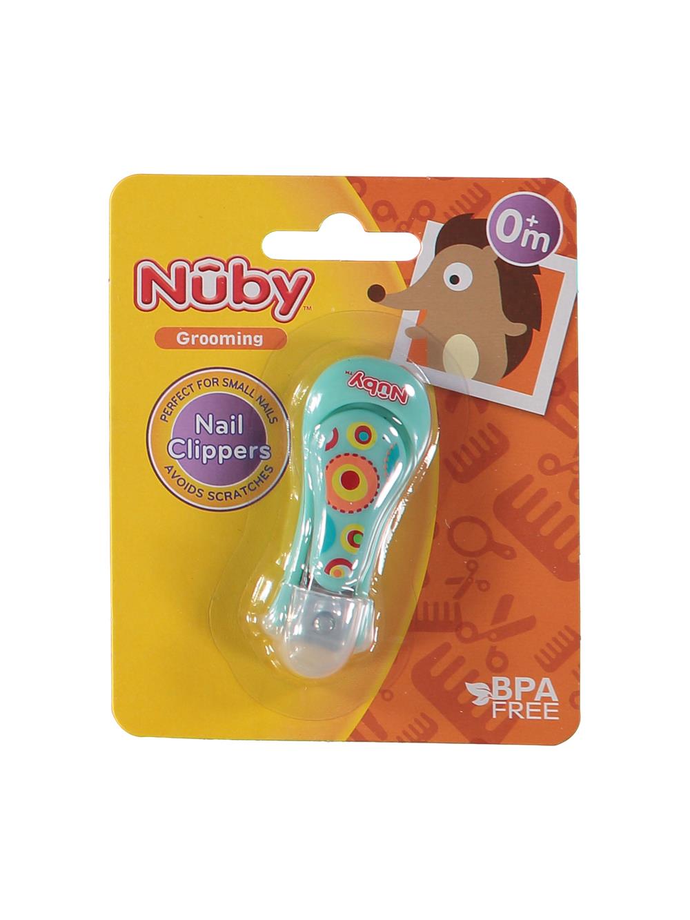 Nuby Baby Care Nail Clippers, Colors May Vary