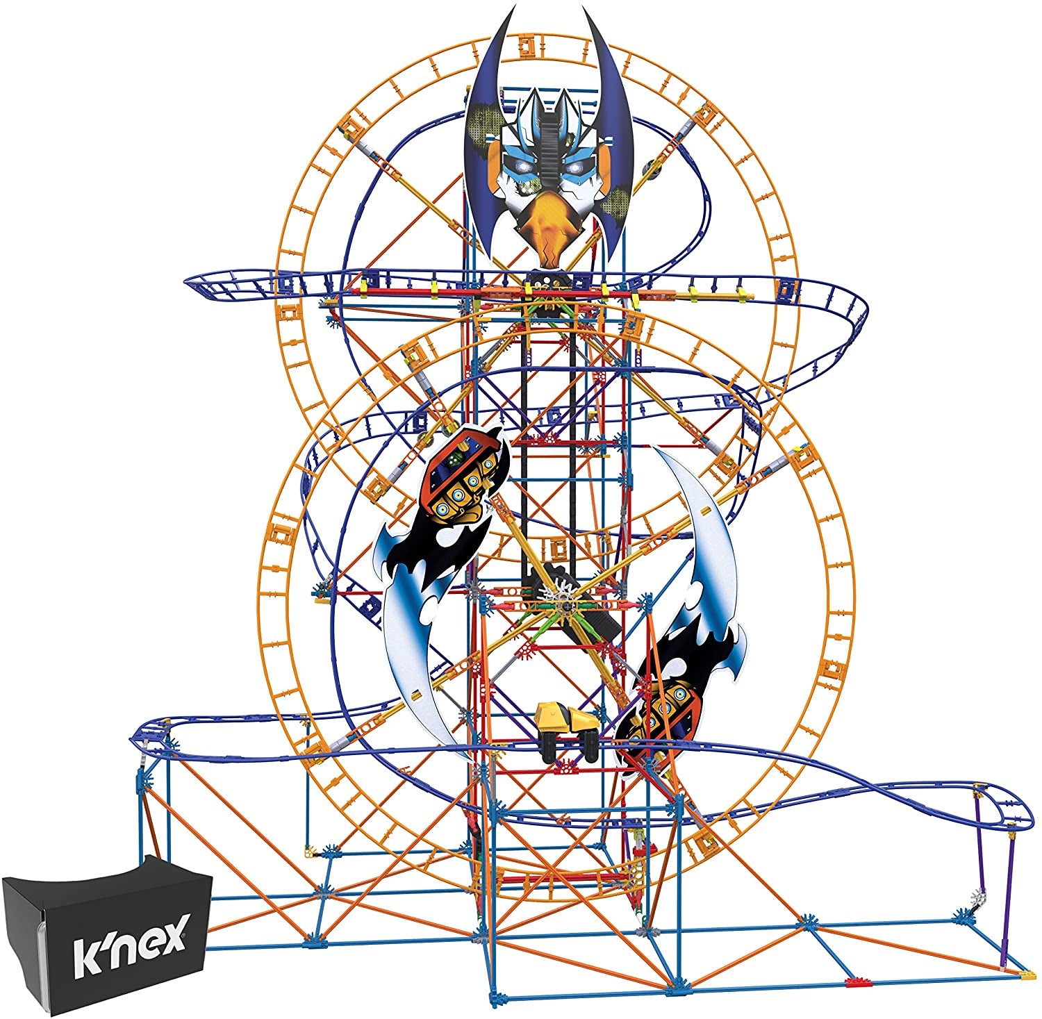 KNEX Thrill Rides – Bionic Blast Roller Coaster Building Set