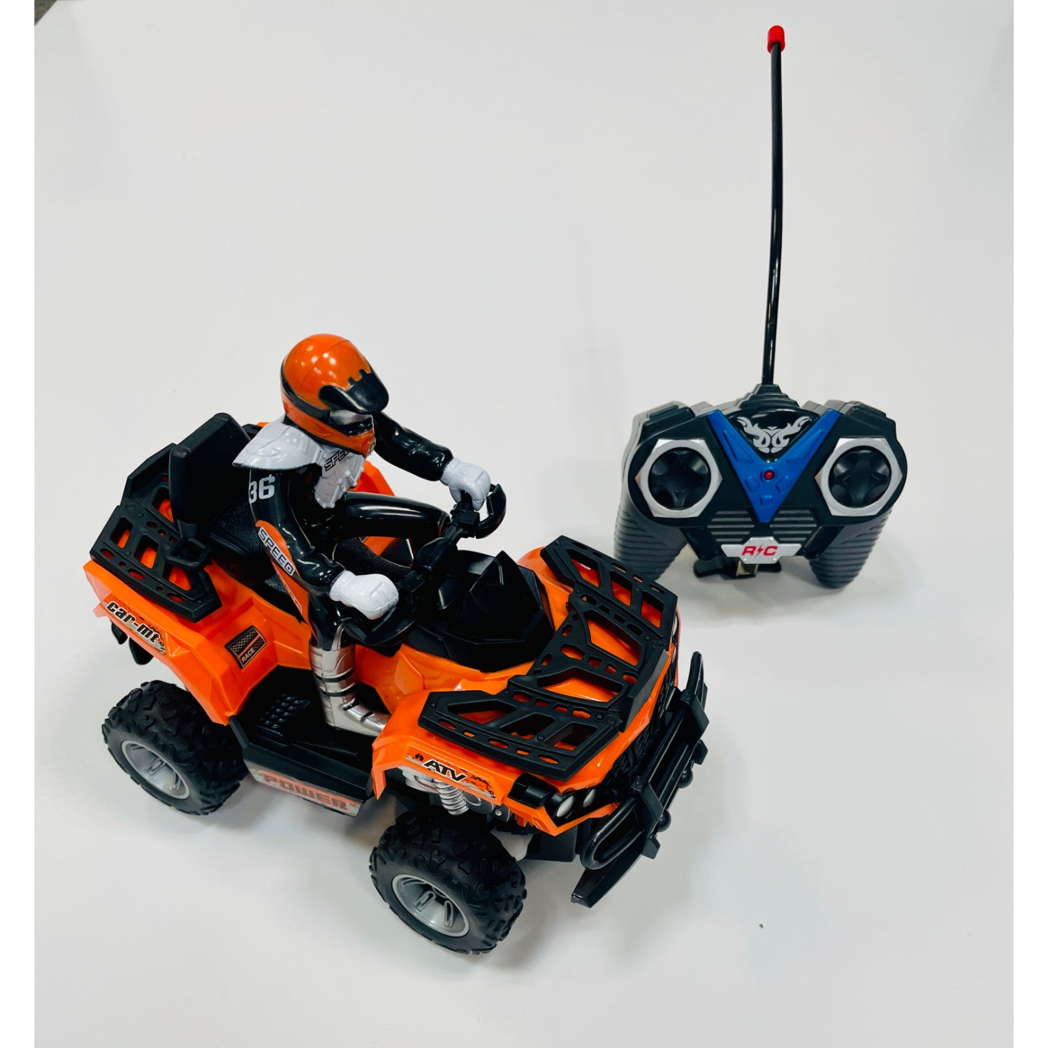 Speed Tech R/C Xtreme Off Road ATV, in 1:12 Scale, 27Mhz Range, for Kids Ages 6+ Years, Colors May Vary