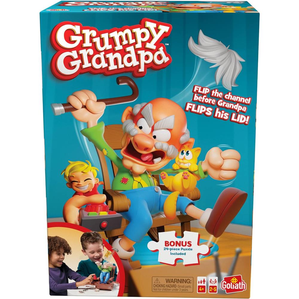 Goliath Grumpy Grandpa Game - Flip The Channel Before Grandpa Flips His Lid