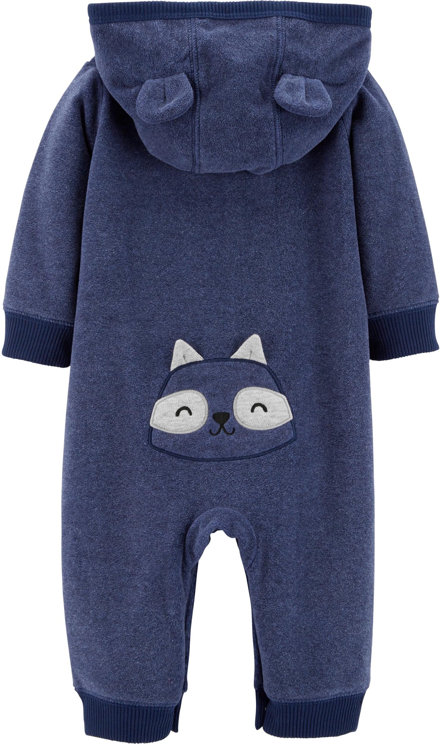 Carters Boys 0-24 Months Bear Hood Jumpsuit