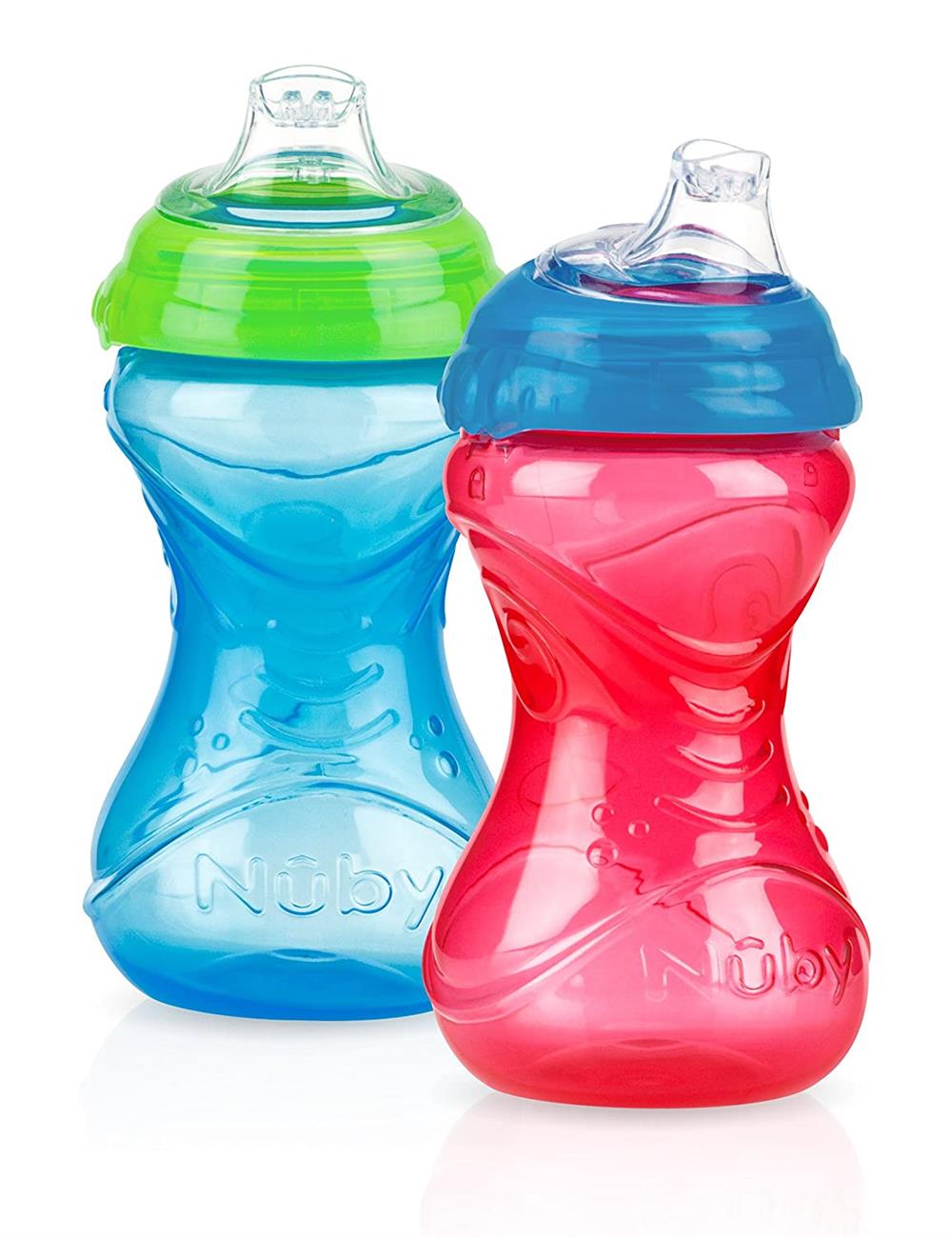 Nuby Clik-it Easy Grip Cup - 2 Pack - 10 oz