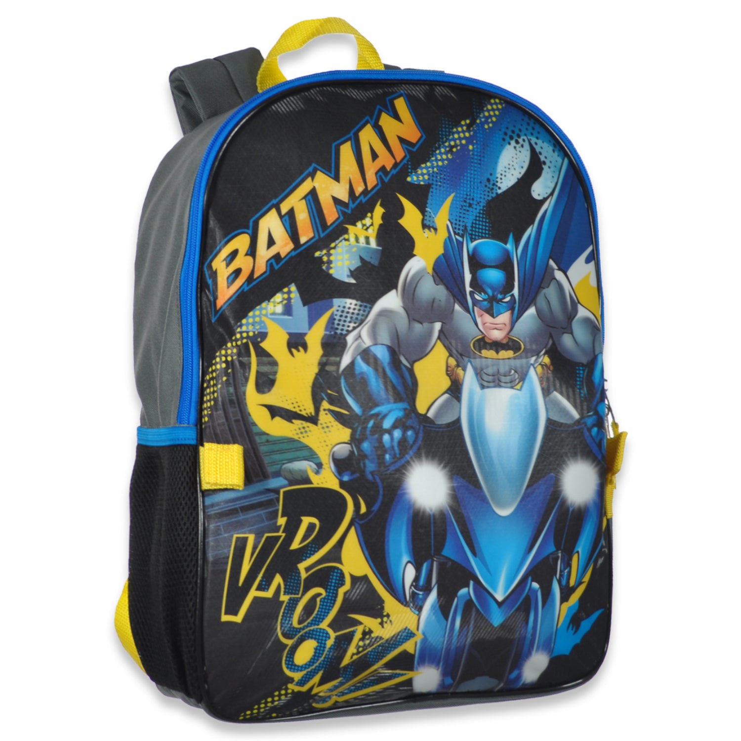 Bioworld DC Comics Batman 16'' Backpack with Detachable Insulated Lunch Box