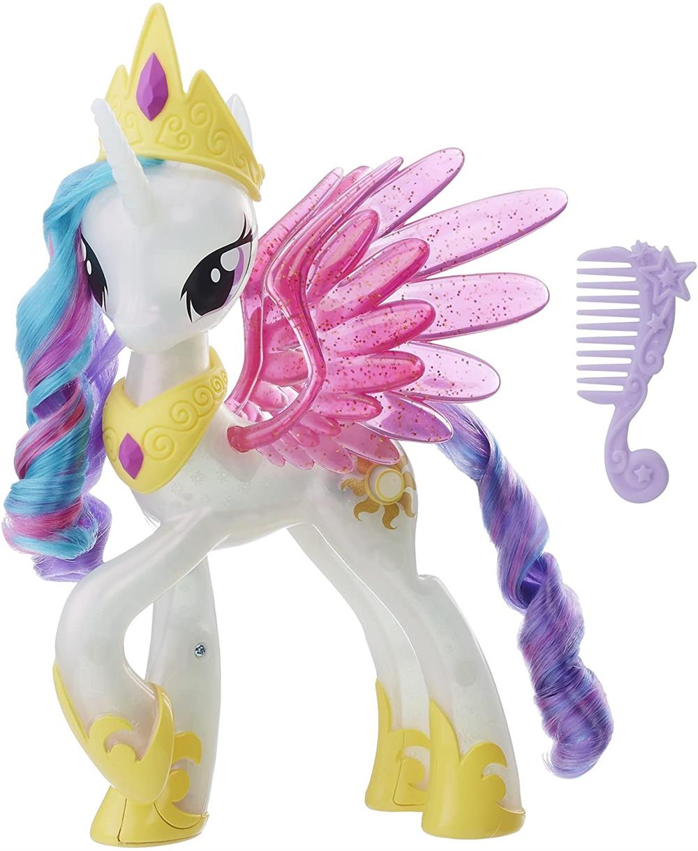 My Little Pony Glitter and Glow Princess Celestia Unicorn Toy Pony Figure