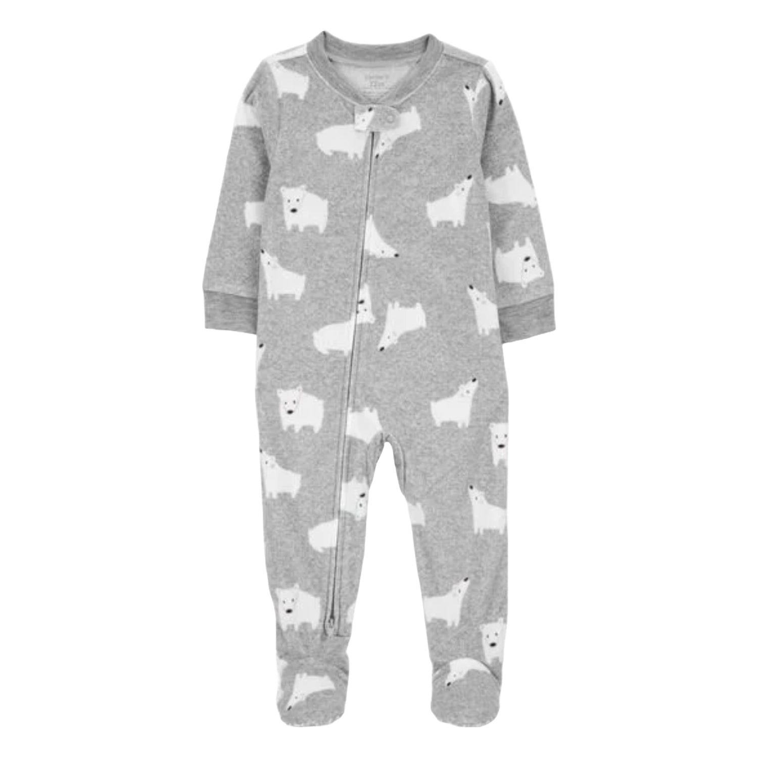 Carters Baby Boys 1-Piece Polar Bear Fleece Footie Pajamas