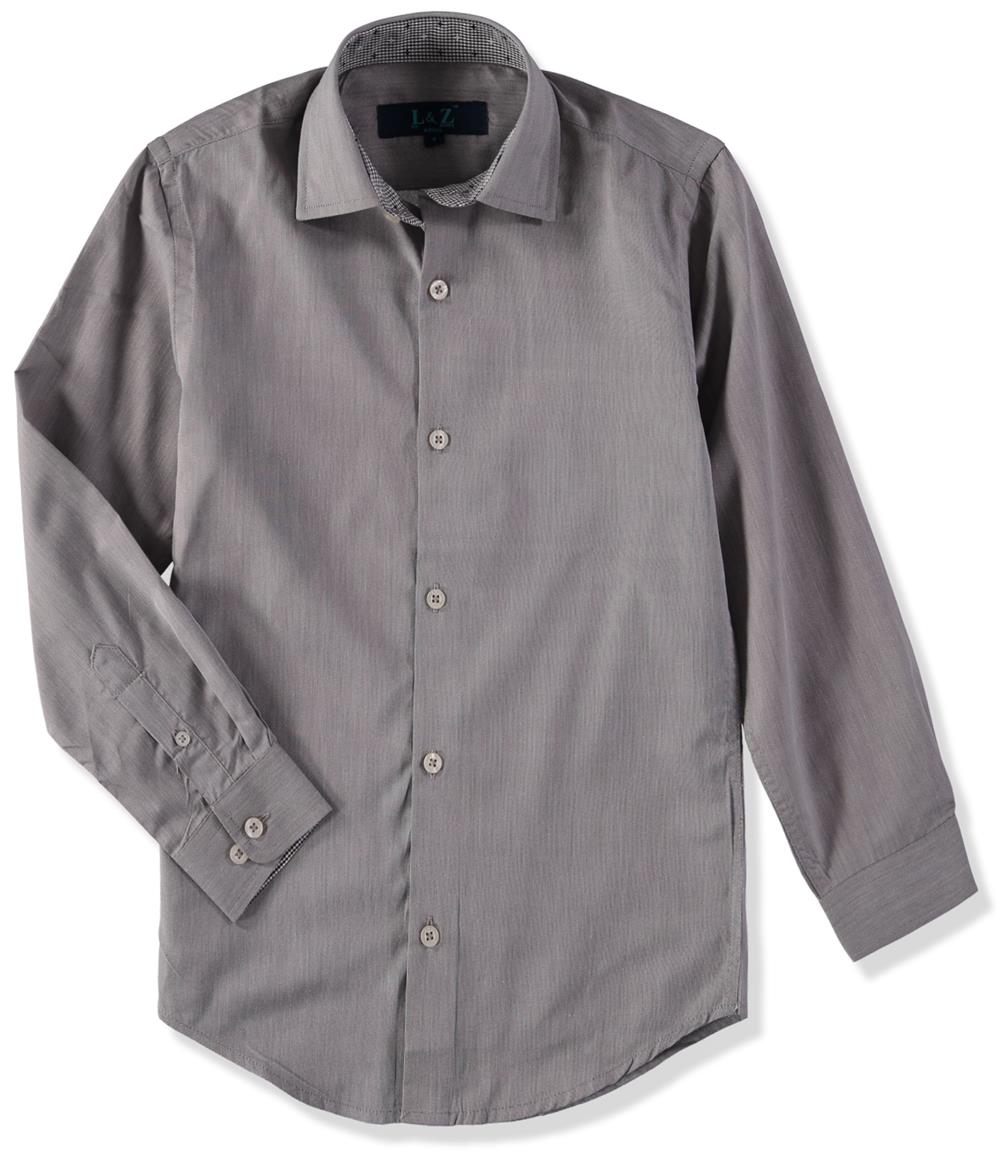 Leo & Zachary Boys 8-18 Crystal Dress Shirt