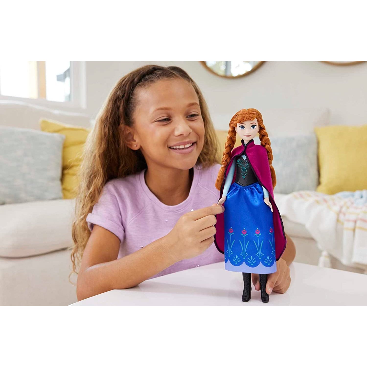 Mattel Disney Frozen by Mattel Anna Fashion Doll & Accessory, Signature Look