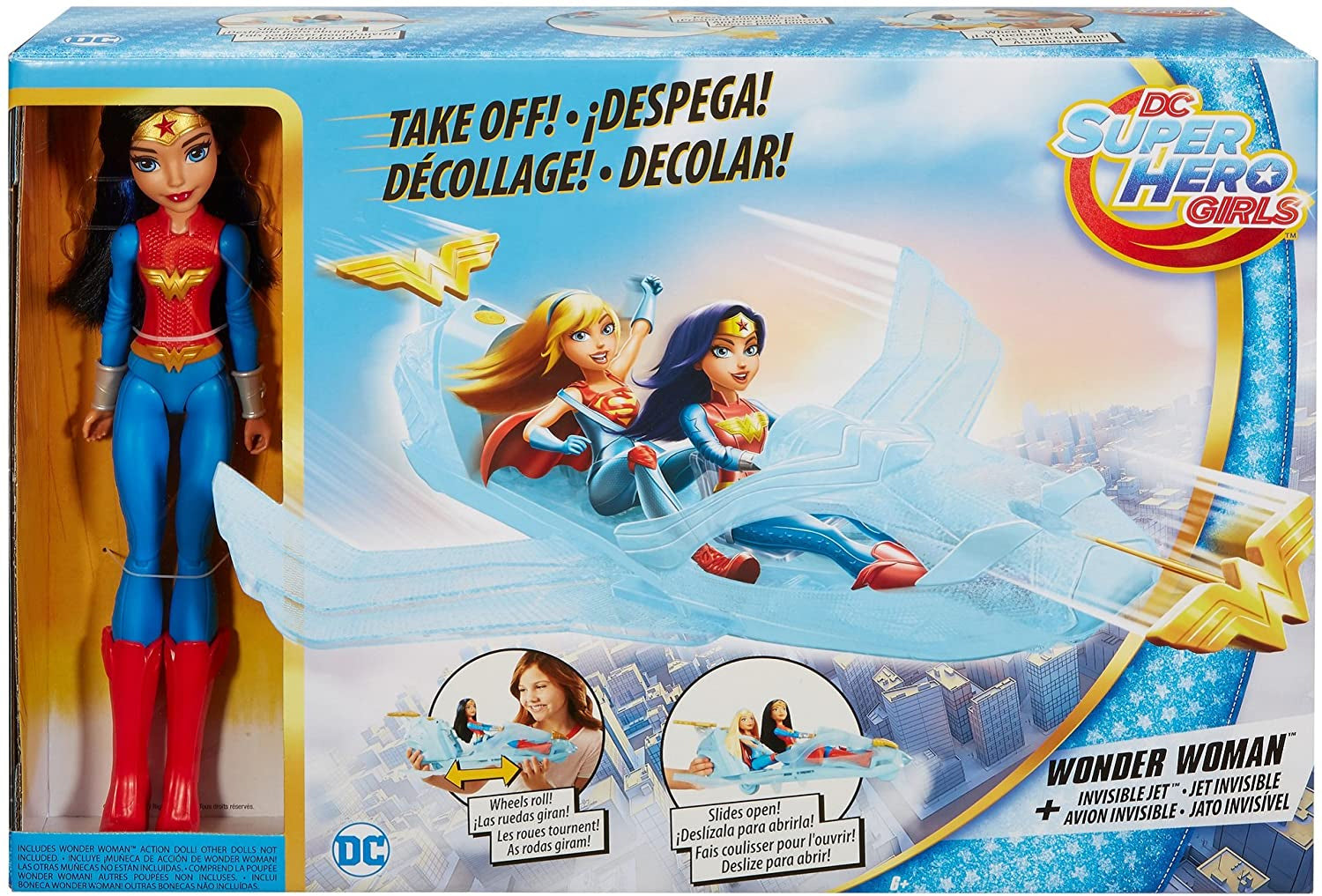 Mattel DC Super Hero Girls: Wonder Woman & Invisible Jet