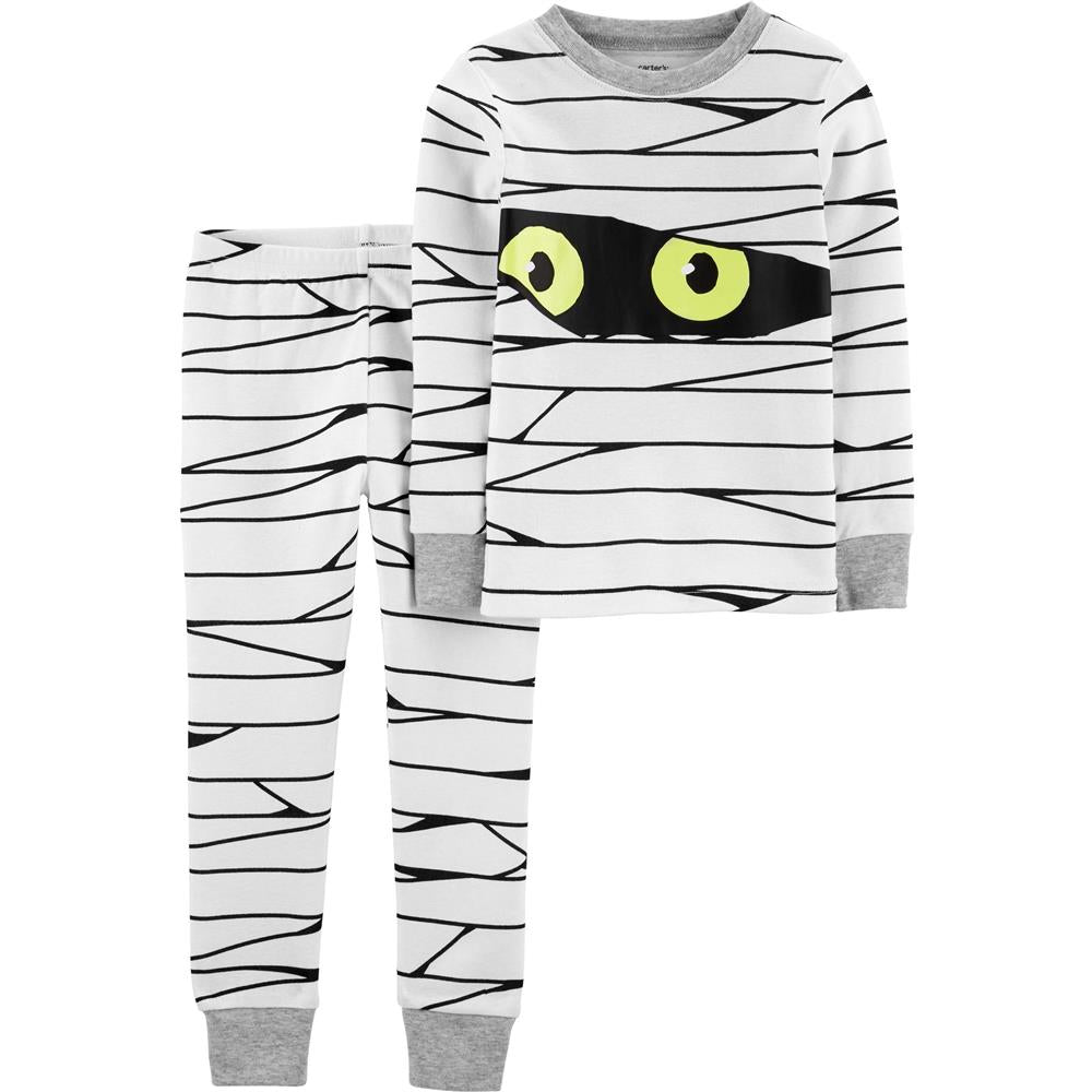 Carters Boys 2T-5T Mummy Cotton Pajama Set