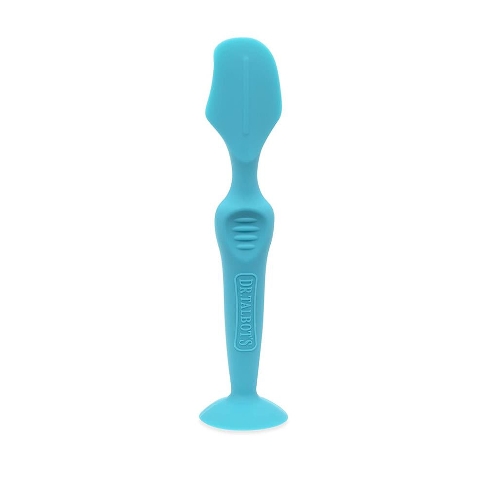 Nuby Dr. Talbots Silicone Diaper Cream Brush with Suction Base, Aqua