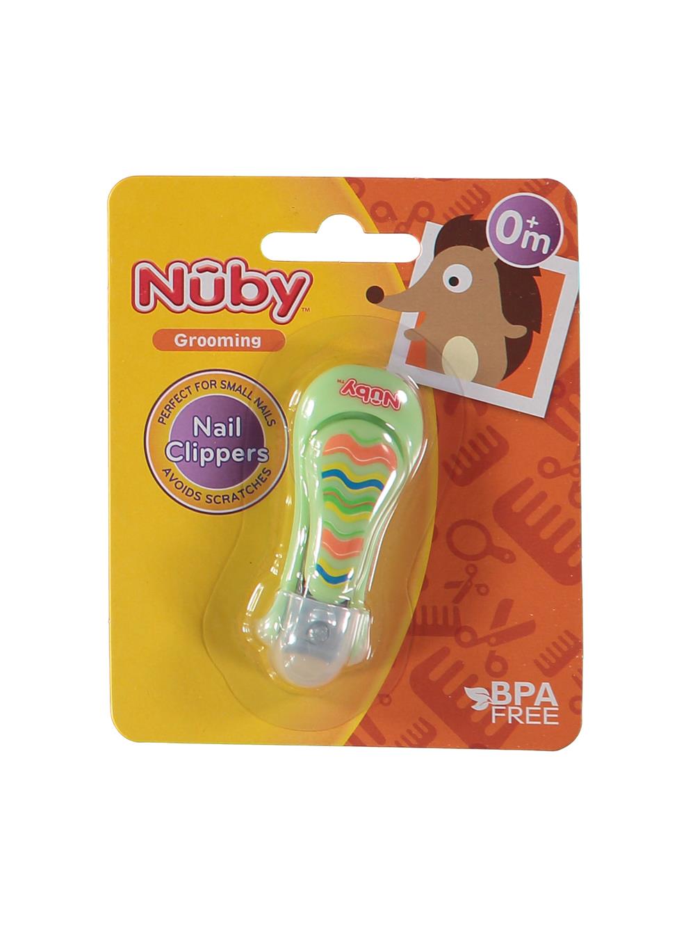 Nuby Baby Care Nail Clippers, Colors May Vary