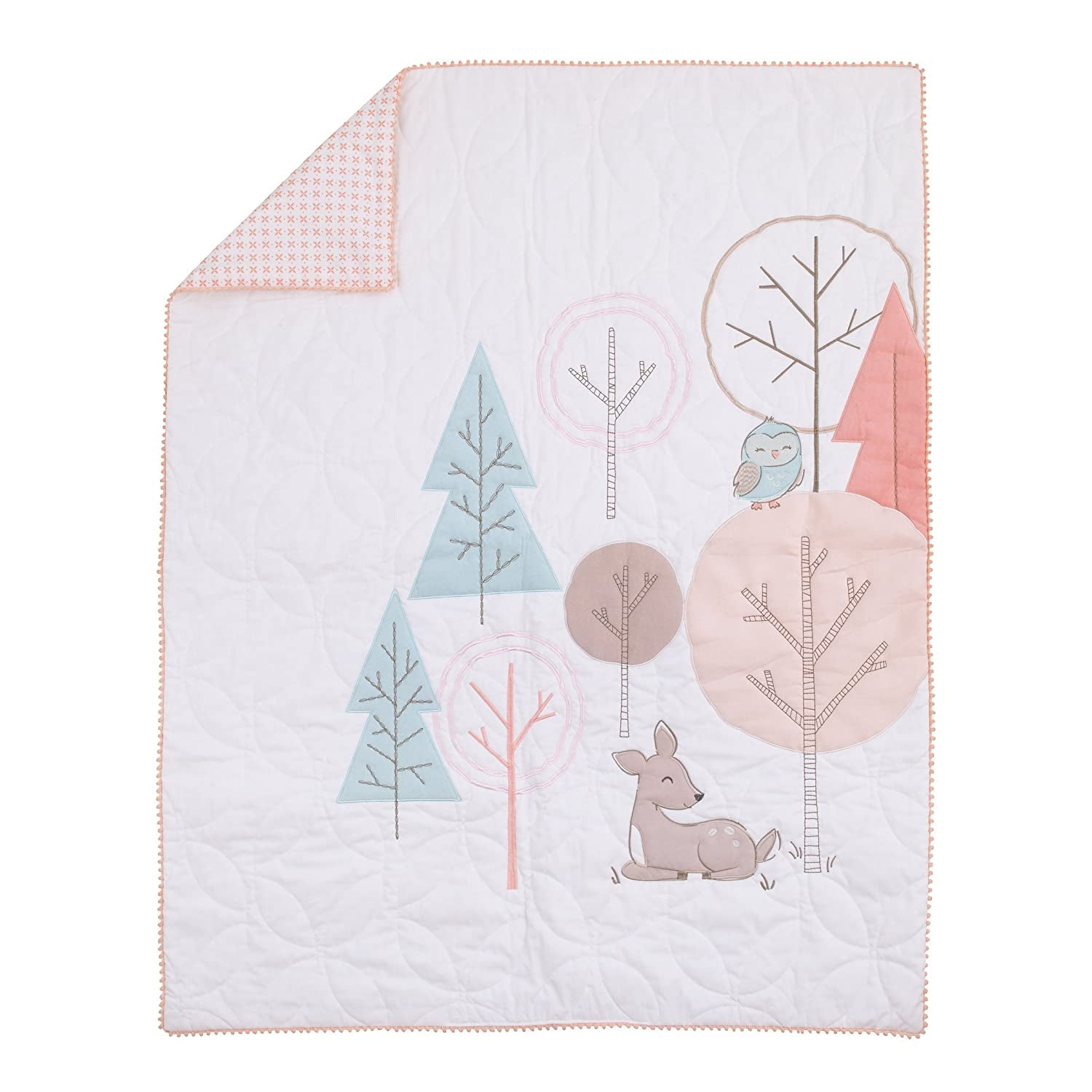 Carters Woodland Meadow Forest  Piece Nursery Crib Bedding Set