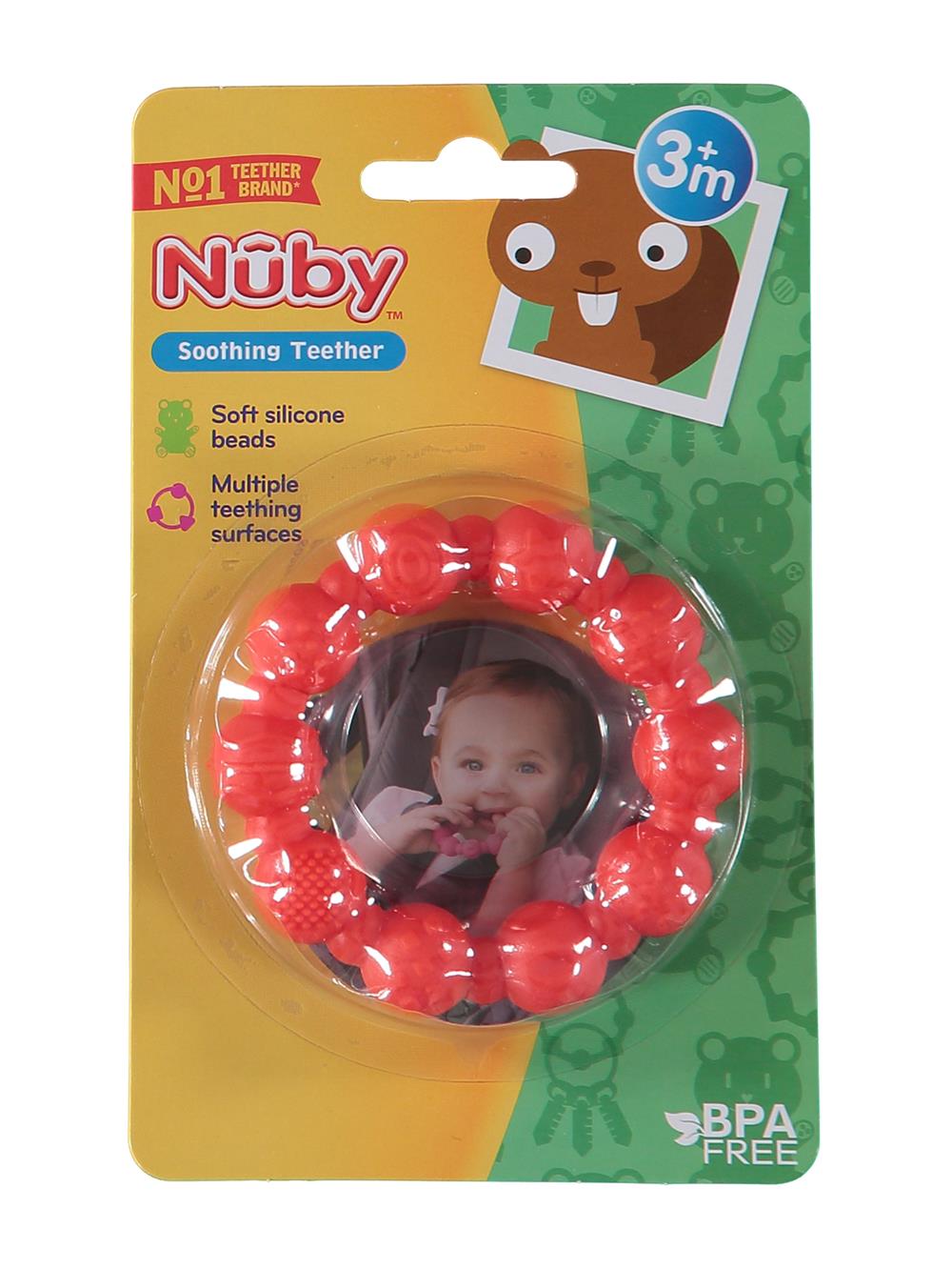 Nuby Silicone Teether Ring