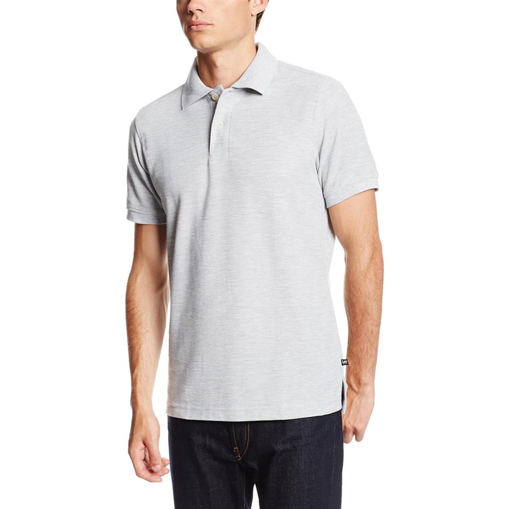 Lee Uniforms Mens Short-Sleeve Pique Polo