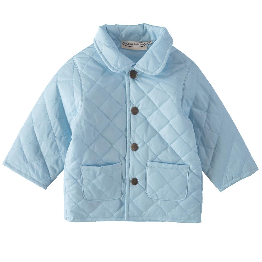 Boutique Collection Unisex Baby 0-24 Months Quilted Rain Jacket