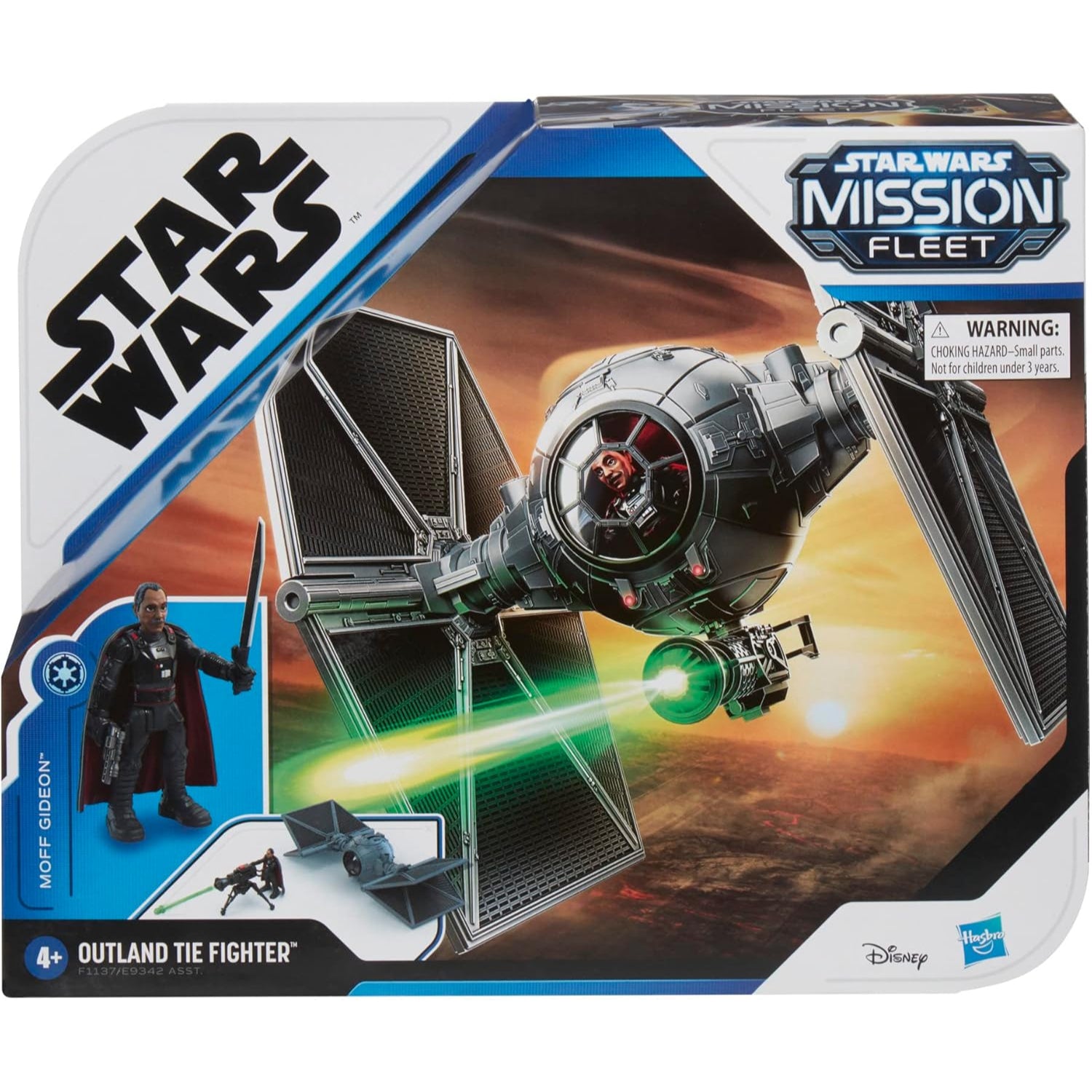 Hasbro STAR WARS Mission Fleet Stellar Class Moff Gideon Outland TIE Fighter Imperial Assault 2.5-In