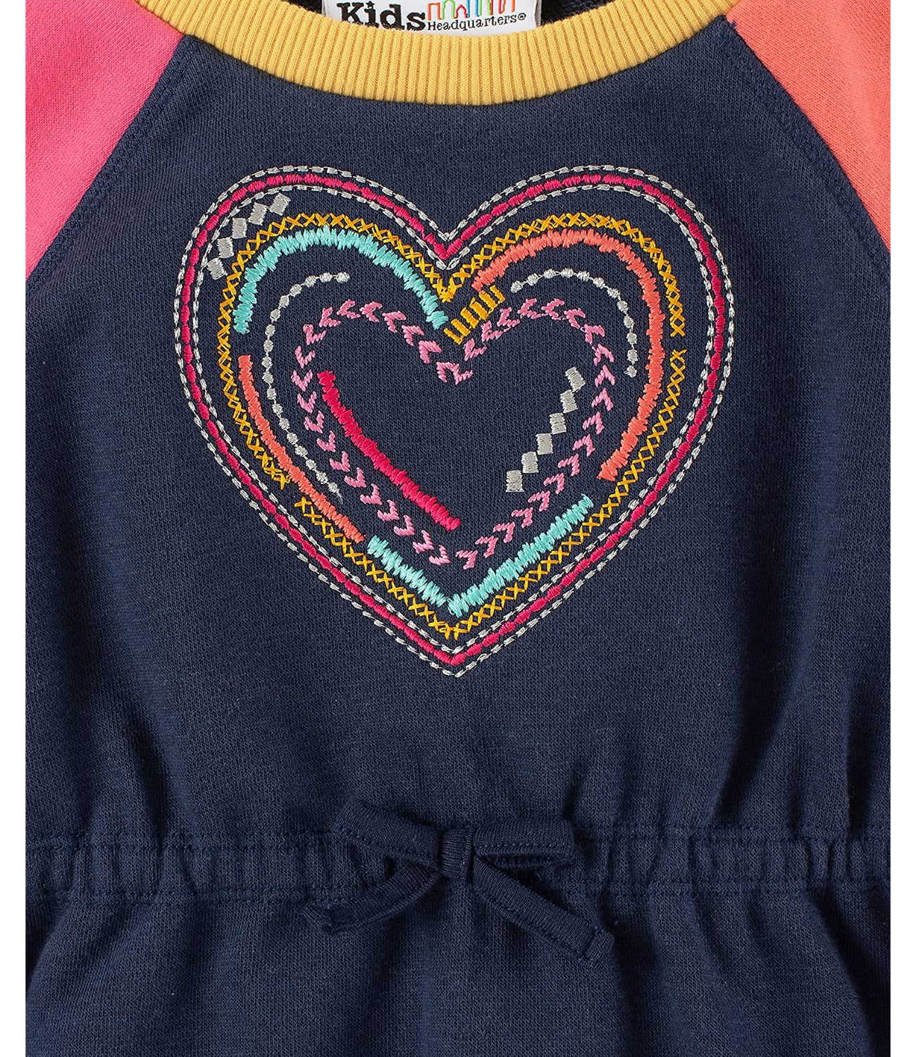 Kids Headquarters Girls 2T-4T Heart Raglan Legging Set