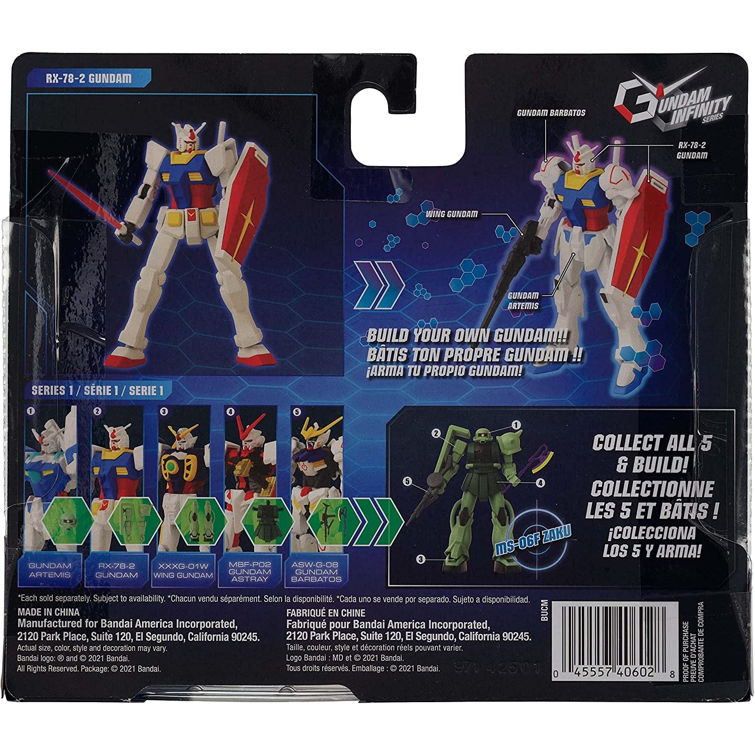 Bandai America - Gundam Infinity 4.5 Action Figure