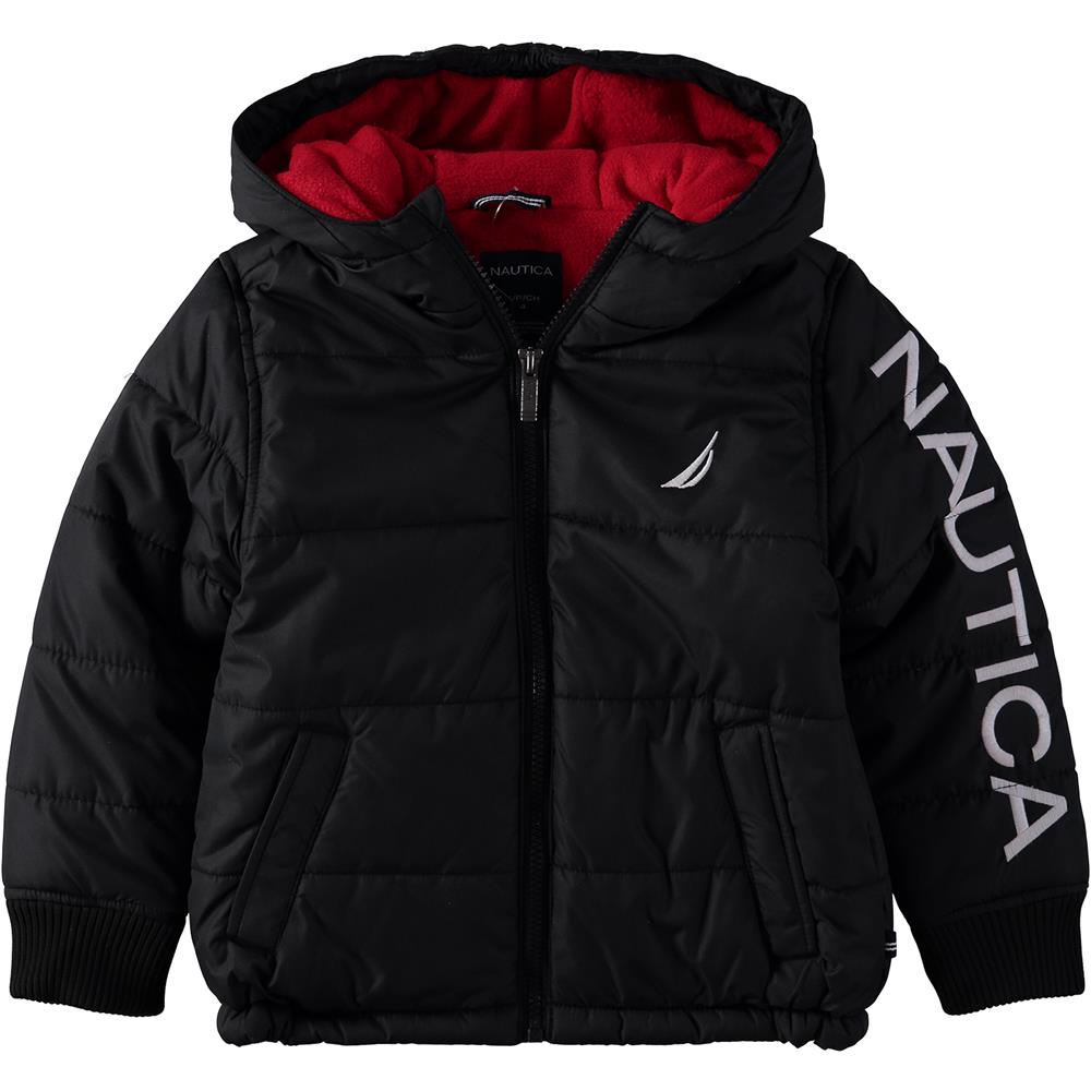 Nautica Boys 8-20 Sail Logo Bubble Jacket