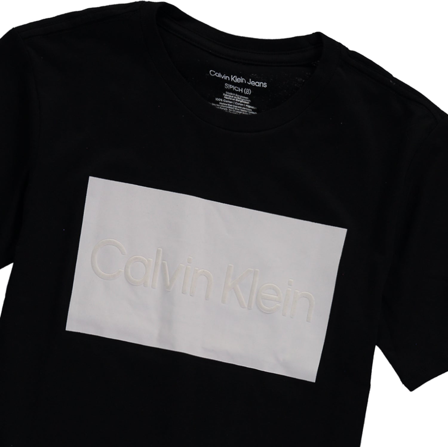 Calvin Klein Boys 8-20 Logo Stamp T-Shirt