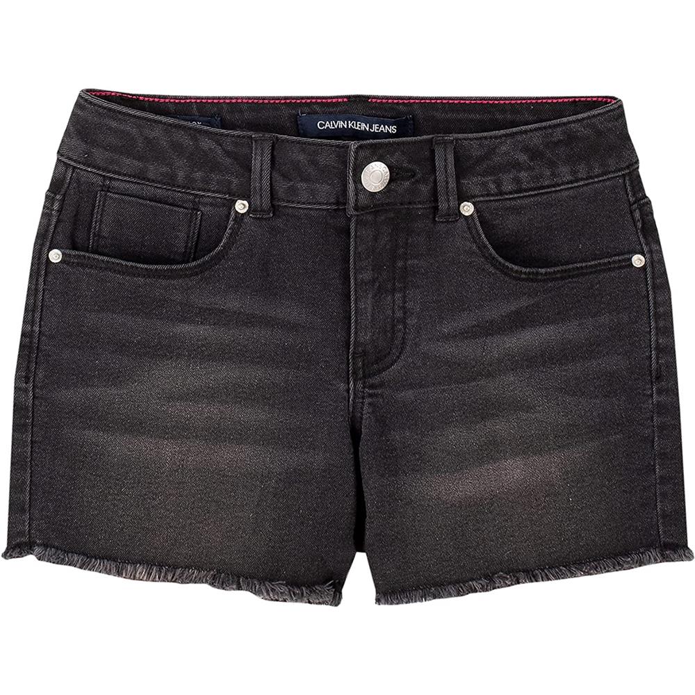 Calvin Klein Girls 7-16 Cut Off Denim Short