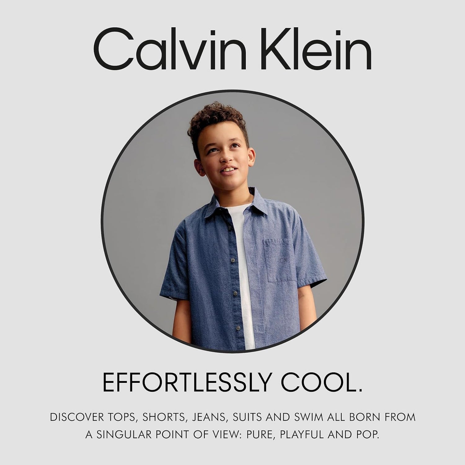 Calvin Klein Boys 8-20 Short Sleeve Solid Pique Polo