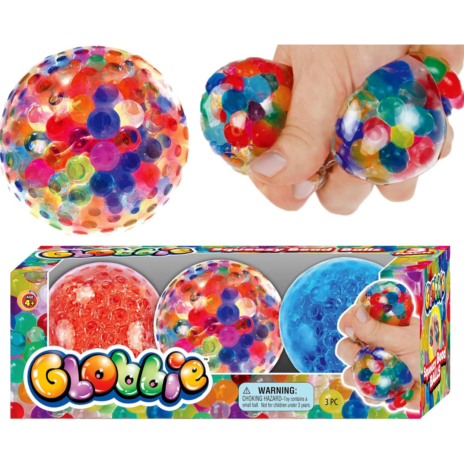 Ja-Ru 3 Pack Globbie Ball