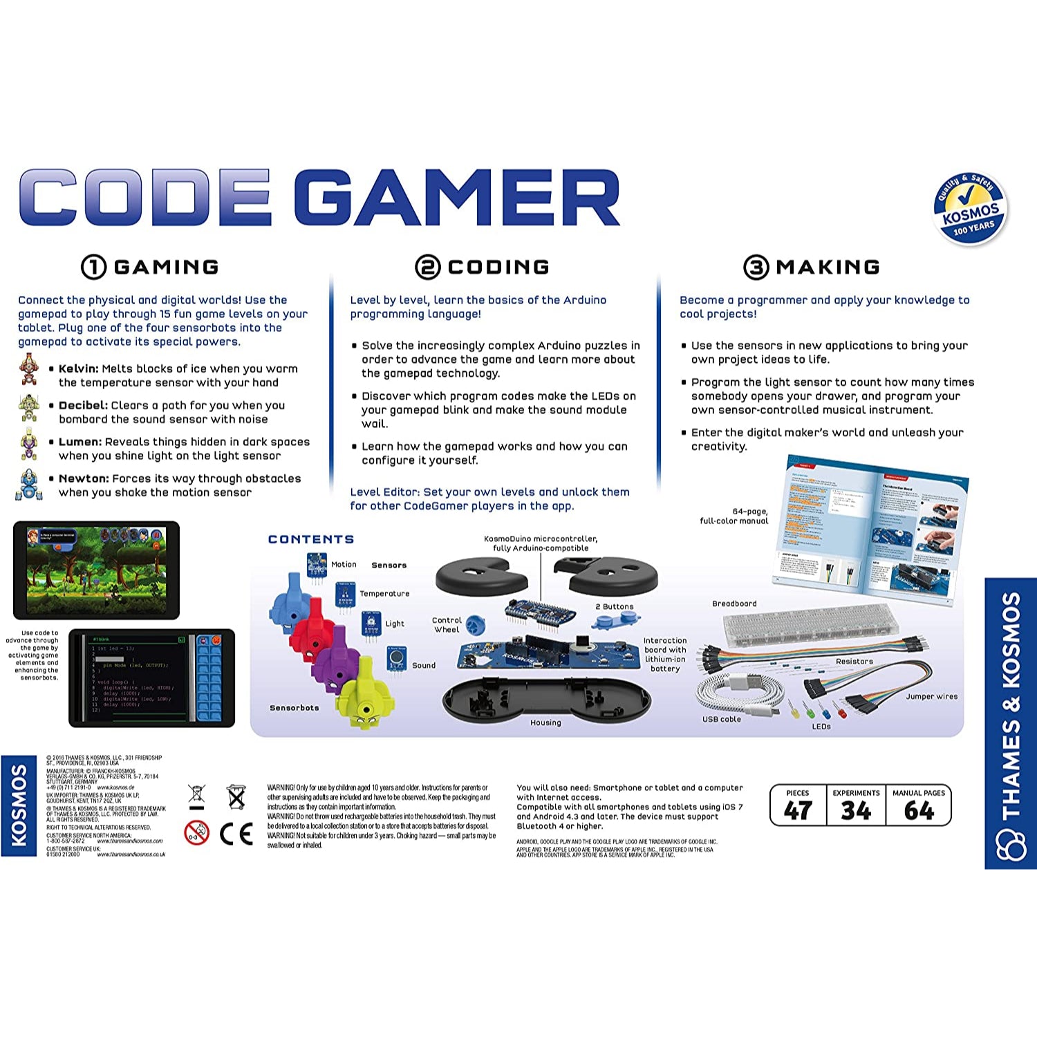 Thames & Kosmos Code Gamer: Coding Workshop & Game