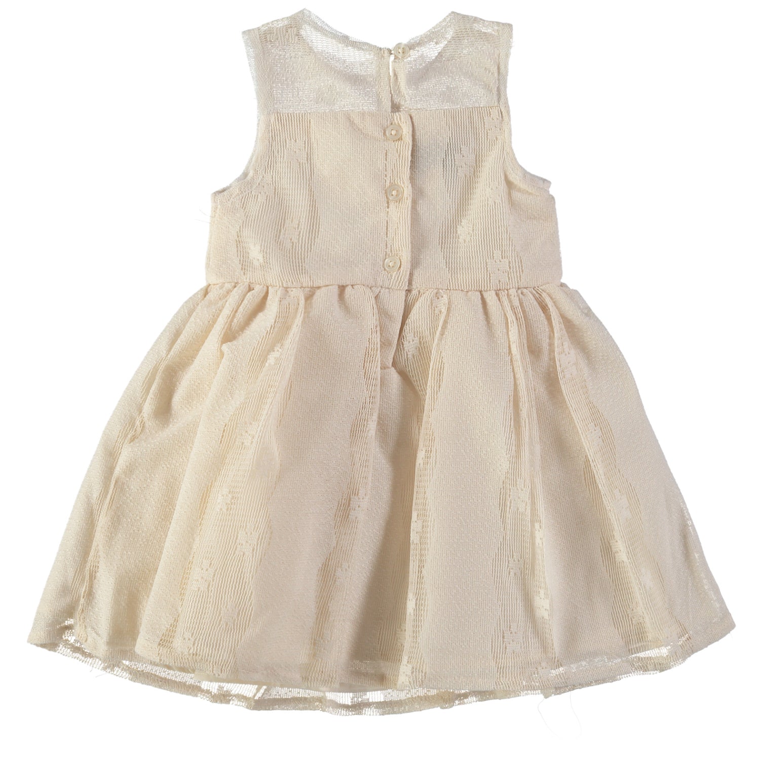 Pippa & Julie Girls 12-24 Months Lace Floral Dress