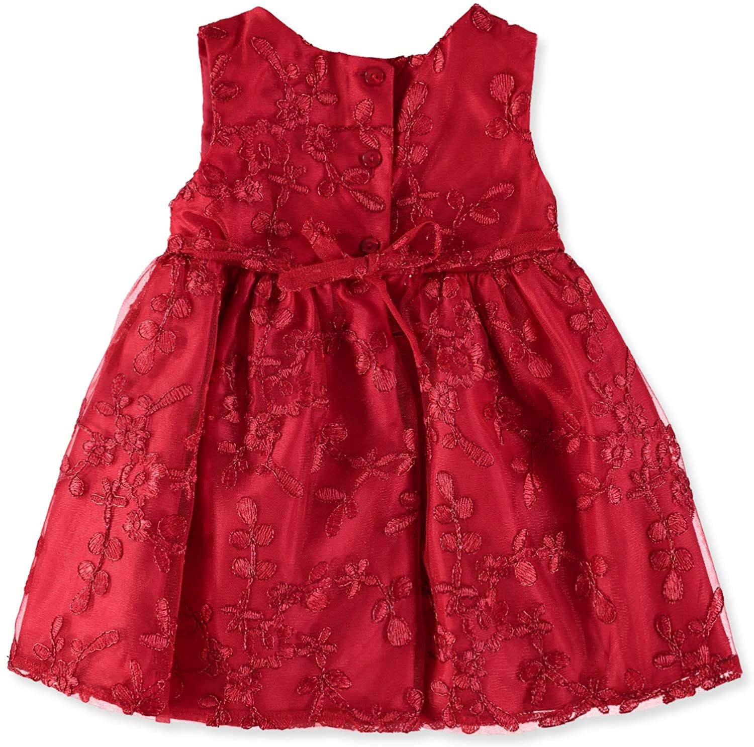 Youngland Floral Lace Bow Dress