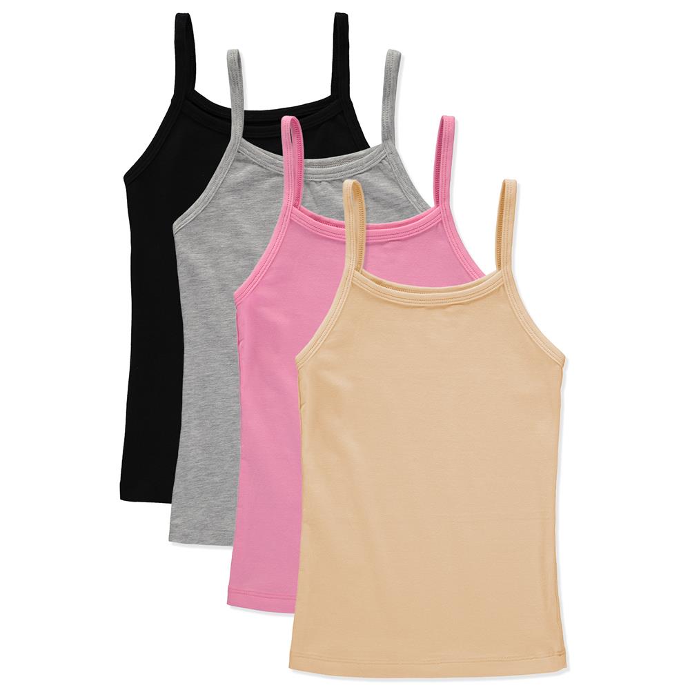 Cyndeelee Girls 4-14 4-Pack Cami