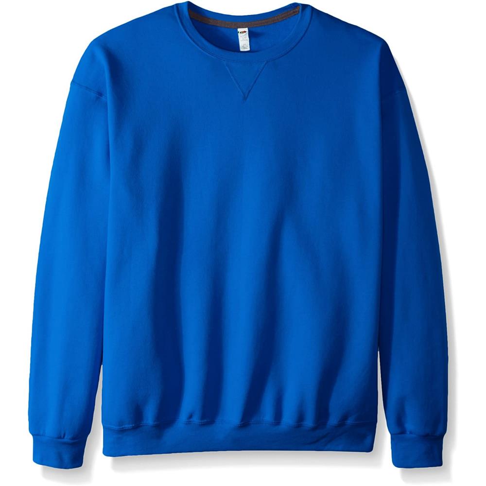 Fruit of The Loom Mens Crewneck Sofspun Fleece Sweatshirt