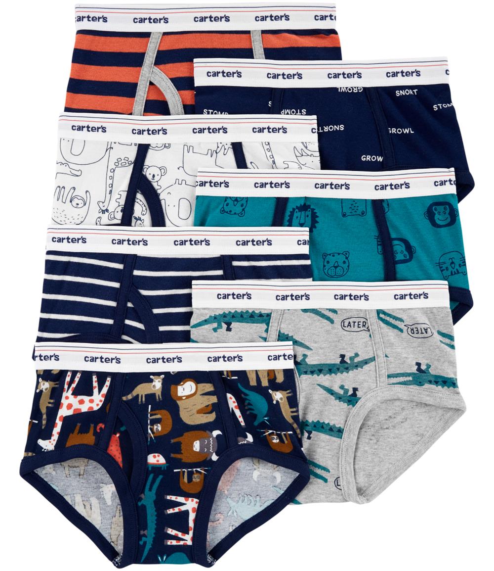 Carters Boys 2-14 7-Pack Cotton Briefs