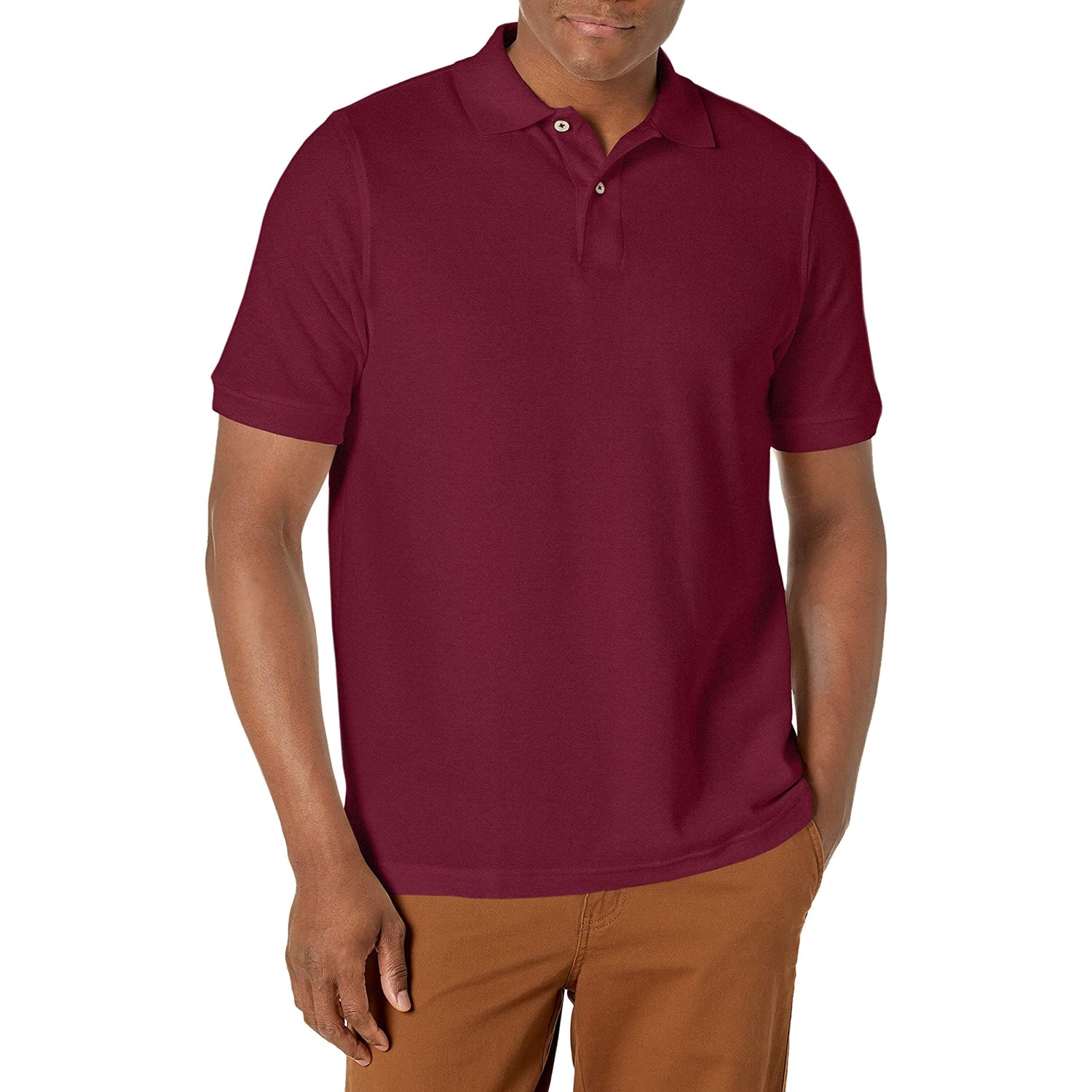 Lee Uniforms Mens Short-Sleeve Pique Polo