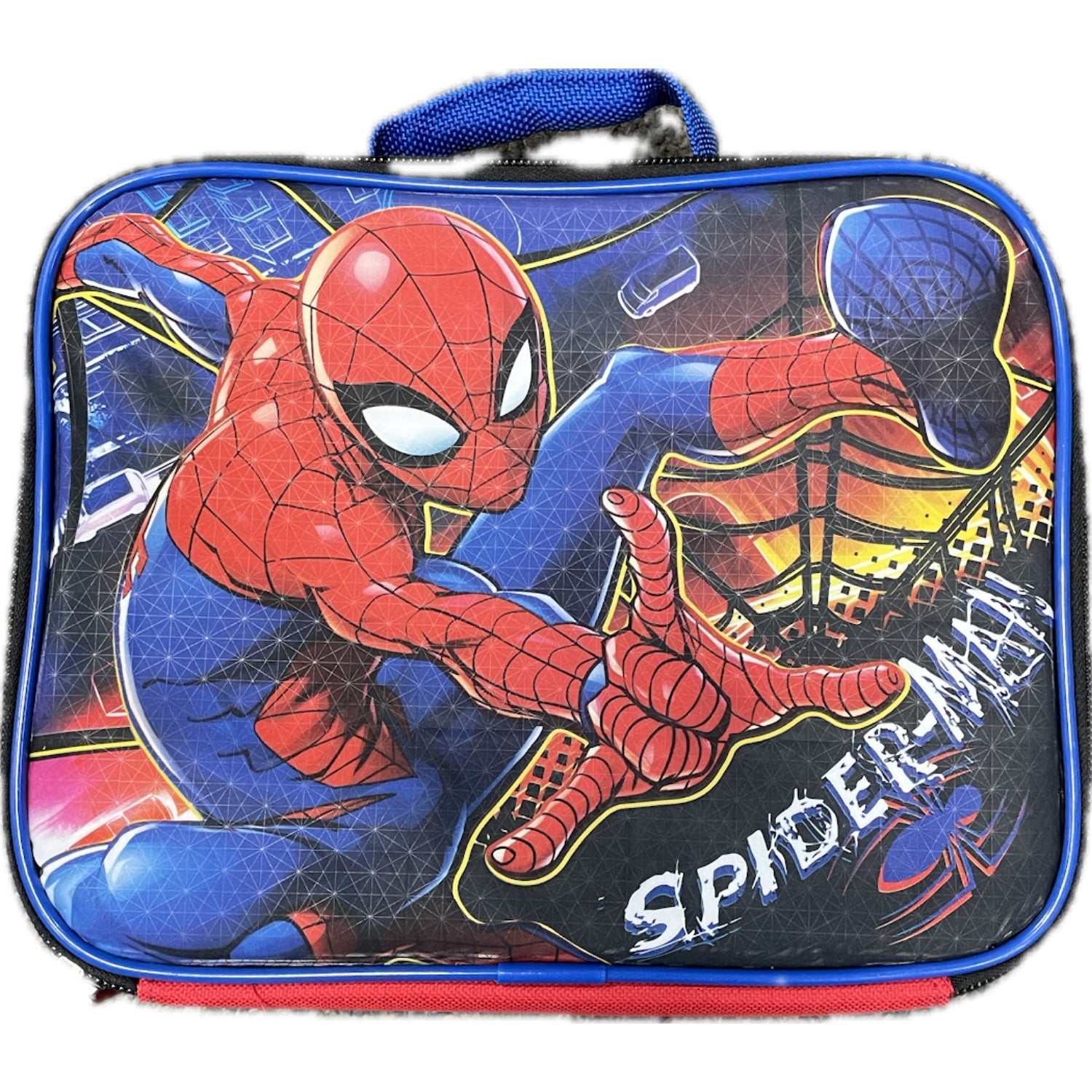 Bioworld Marvel Spiderman Insulated Kids Lunch Bag Tote