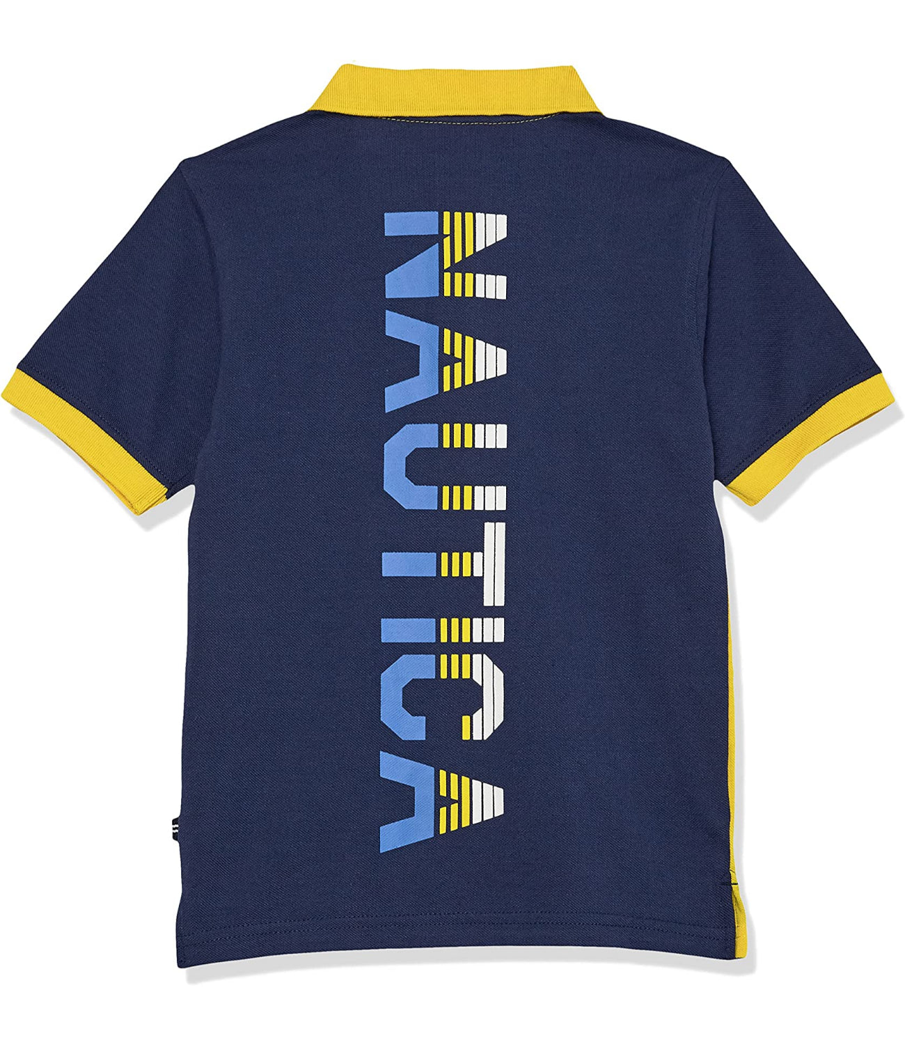 Nautica Boys 8-20 Short Sleeve Logo Colorblock Polo