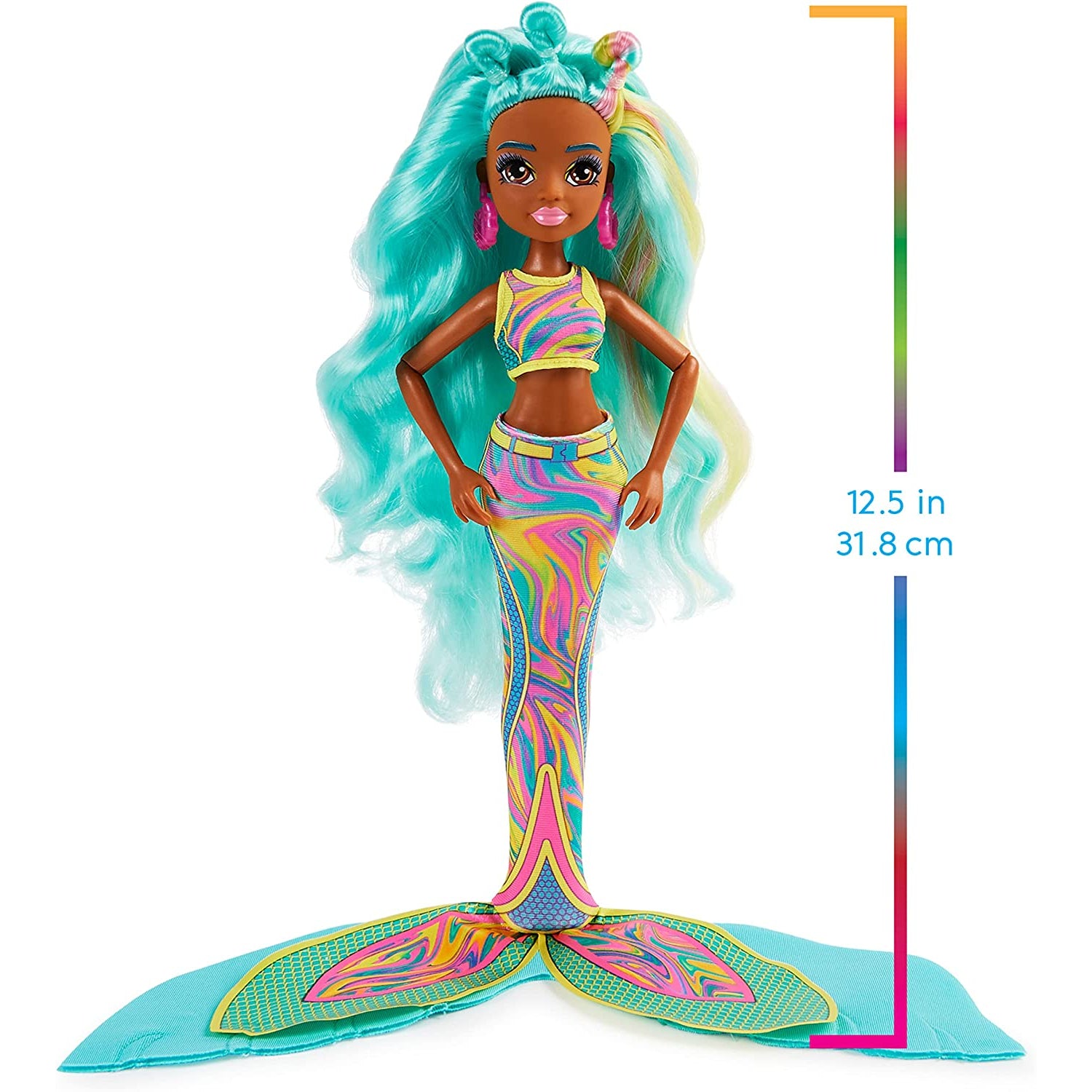 Spin Master MERMAID HIGH, Spring Break Oceanna Mermaid Doll & Accessories with Removable Tail