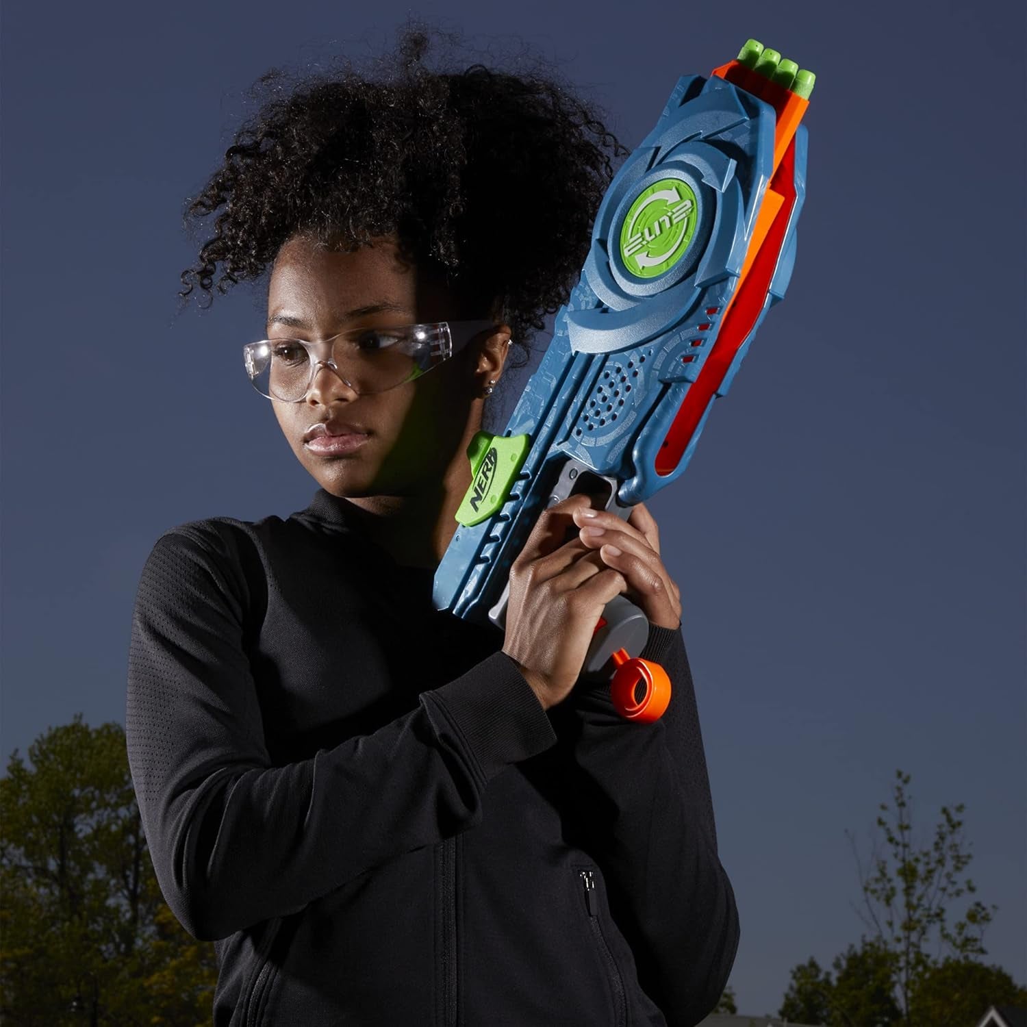 NERF Elite 2.0 Flipshots Flip-8 Blaster, Rotating Dart Barrels, 8-Dart Capacity