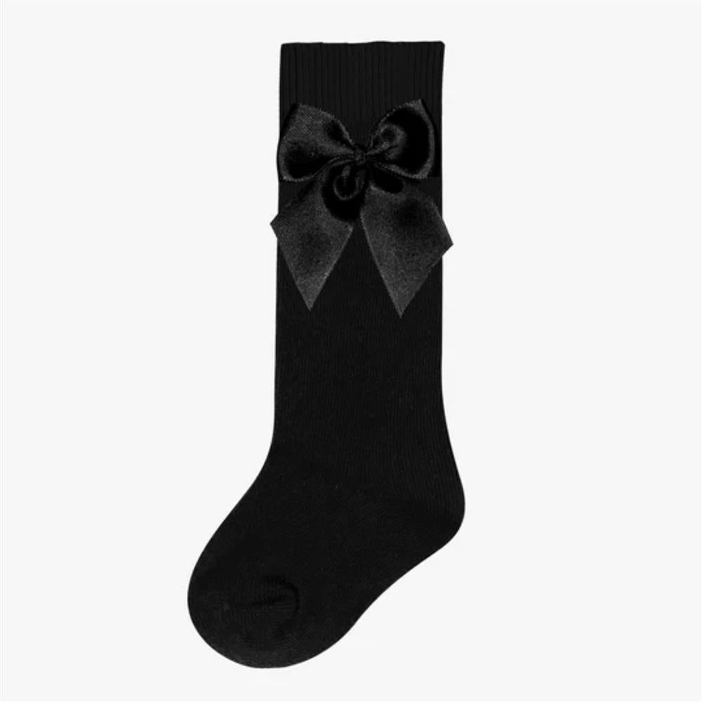 Piccolo Girls Bow Knee High Sock