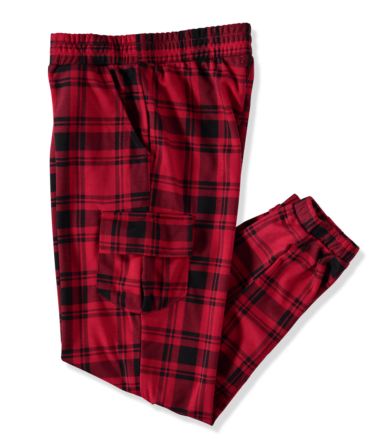 Jolie & Joy Girls 7-16 Cargo Plaid Jogger Pants