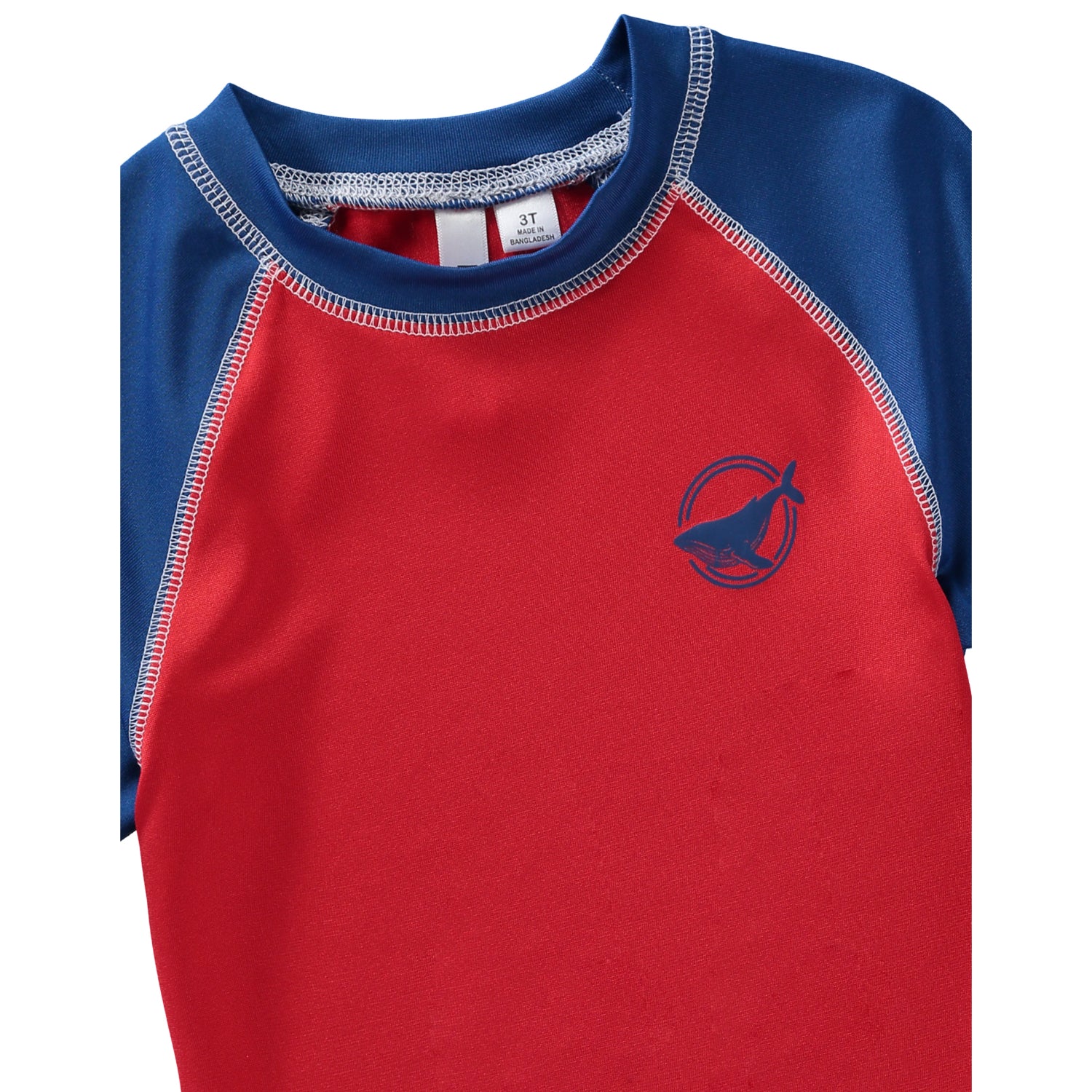 KIMU Boys 12-24 Months Whale 2-Piece Rashguard Set