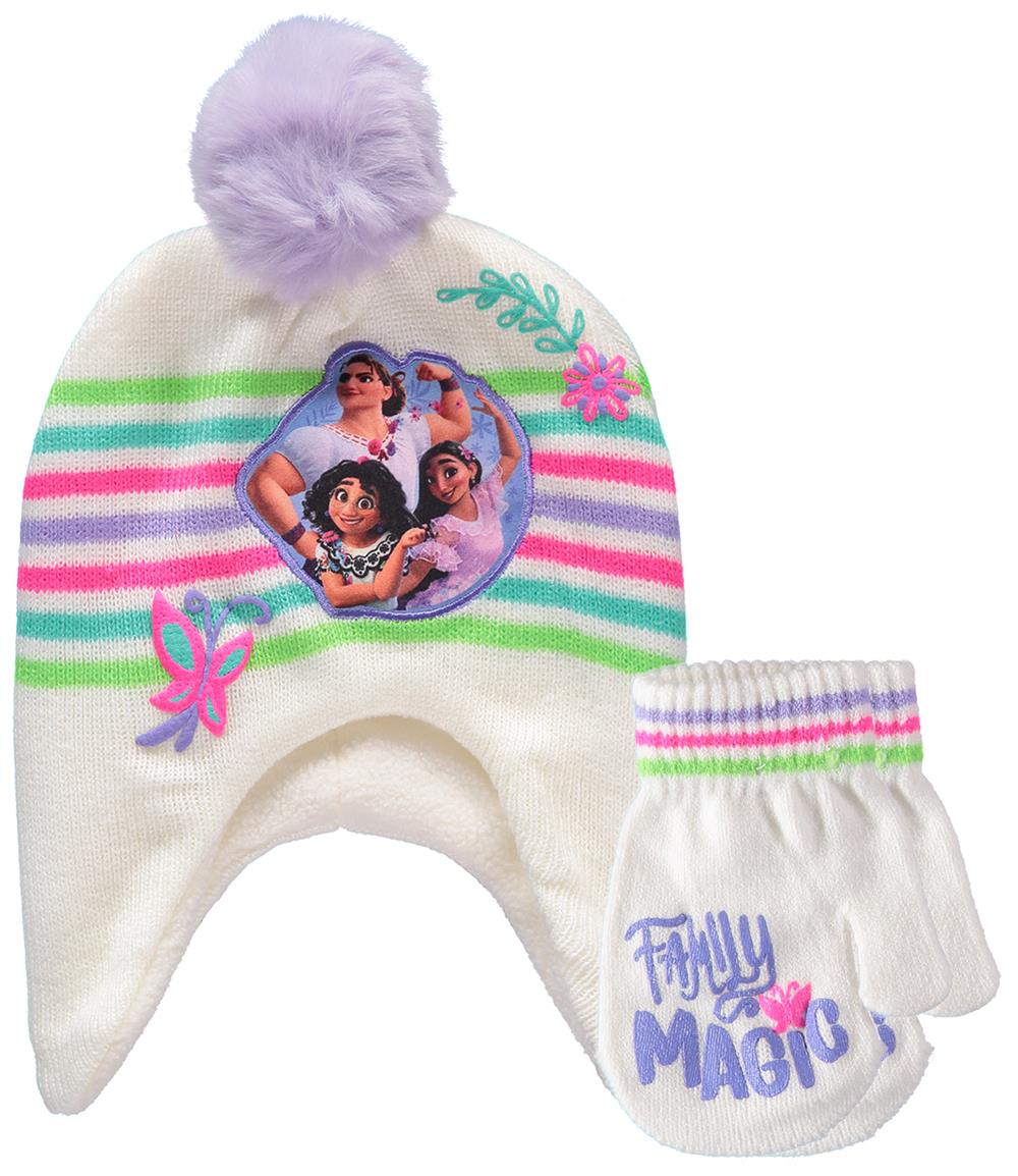 Disney Encanto 2-Piece Pom Pom Hat and Mitten Set