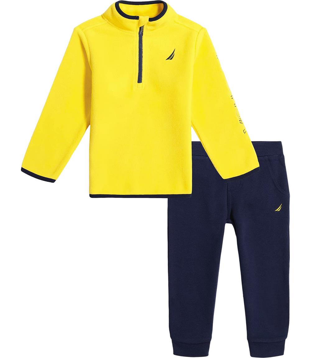 Nautica Boys 12-24 Months Zip Fleece Jogger Set