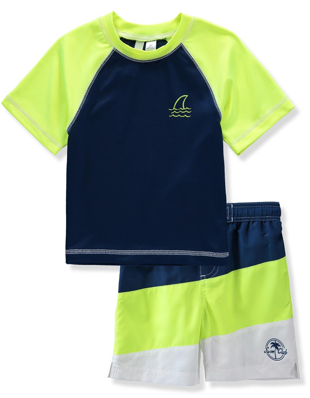 KIMU Boys 4-7 Shark 2-Piece Rashguard Set