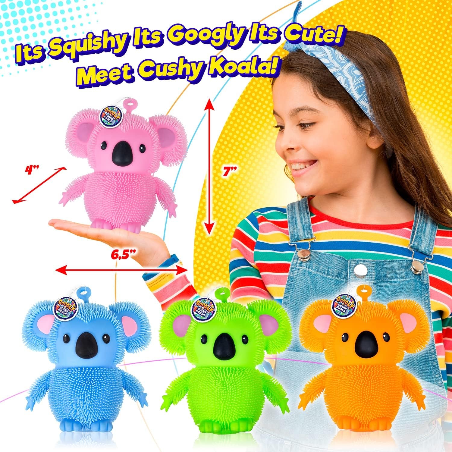 Ja-Ru Stretchy Squishy Koala Bear Pets