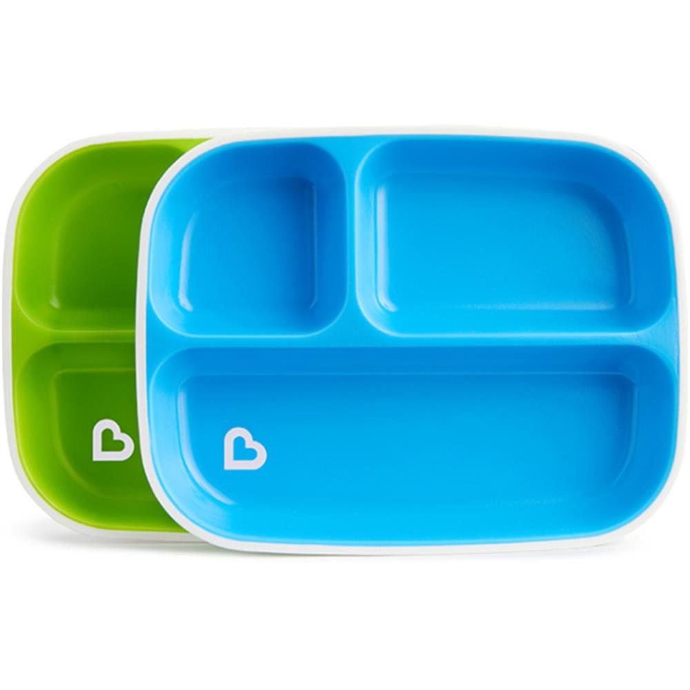 Munchkin Splash Toddler Divided Plates - 2 Pack