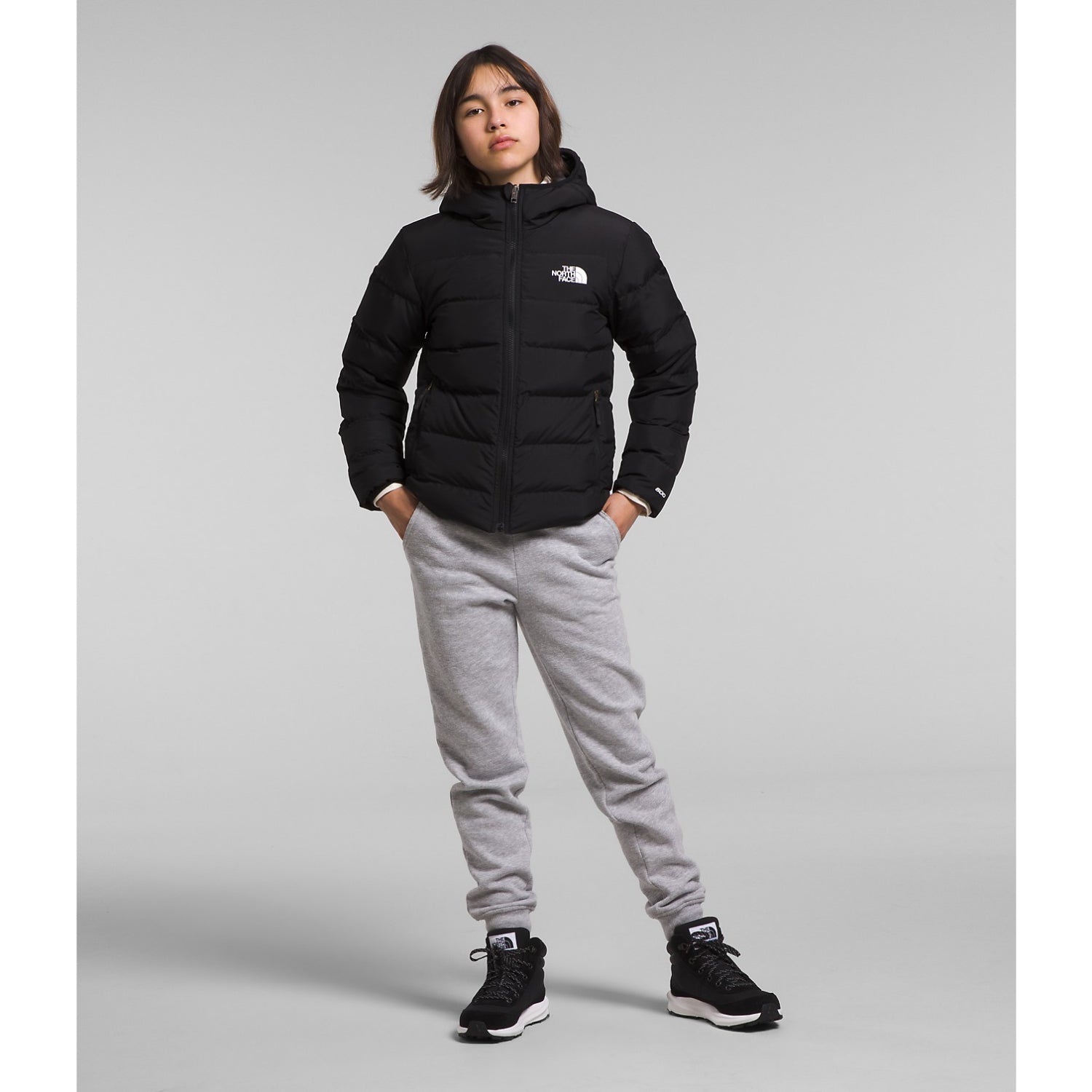 The North Face Girls’ Reversible North Down Hooded Jacket