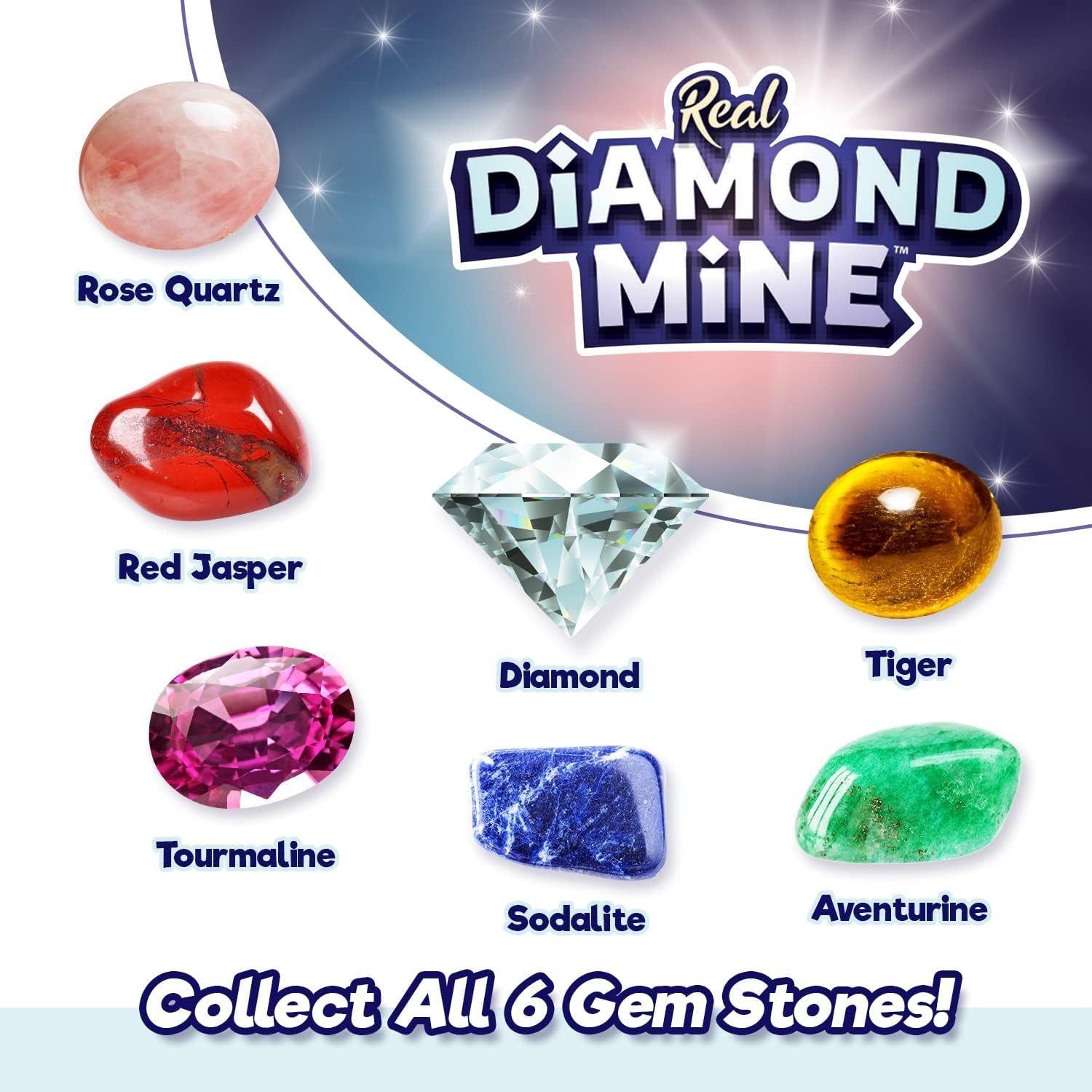 Ja-Ru Real Diamond Mine Gemstone Dig Kit